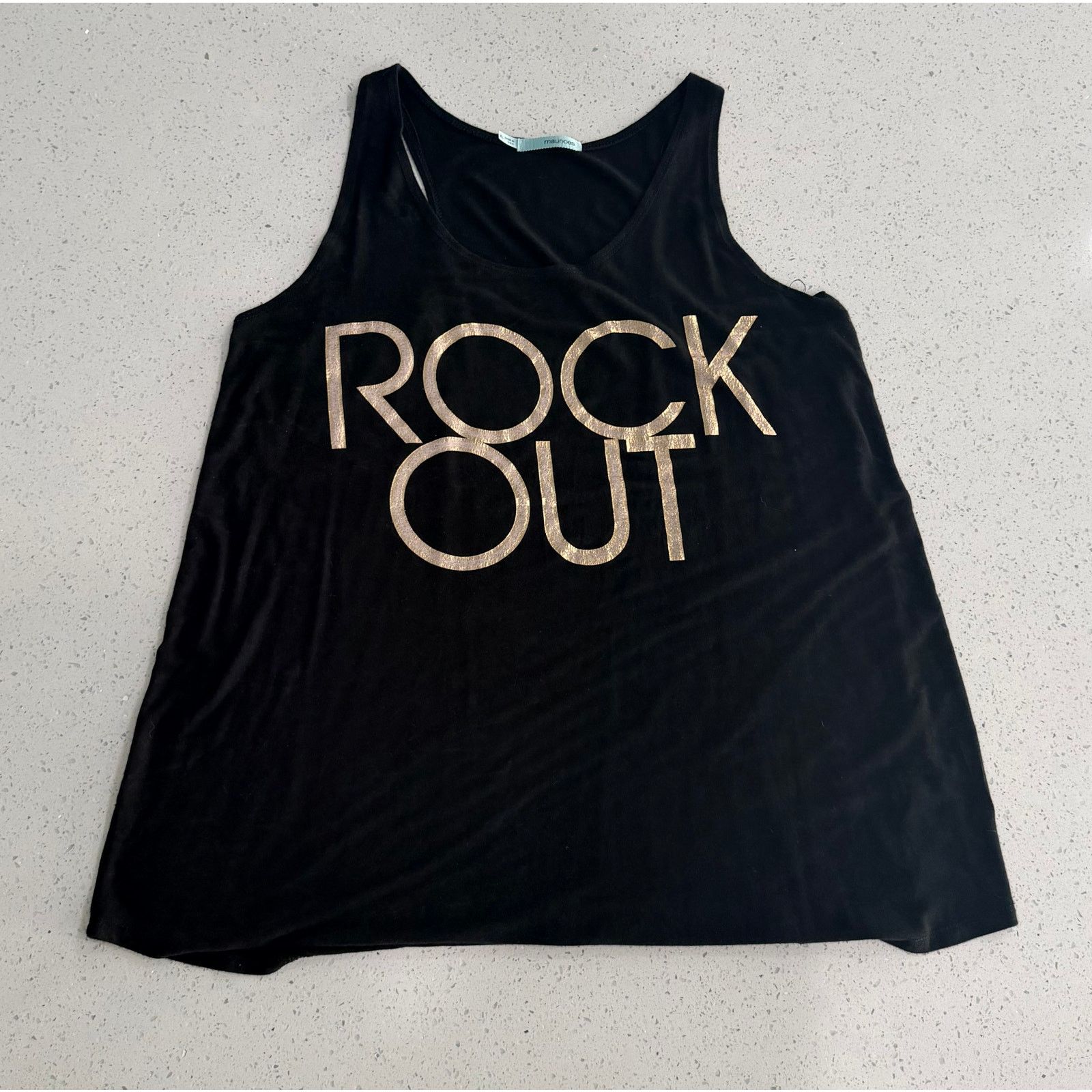 Other Maurices Black Rock Out Graphic Tank Top Size XL Size XL / US 12-14 / IT 48-50 - 1 Thumbnail