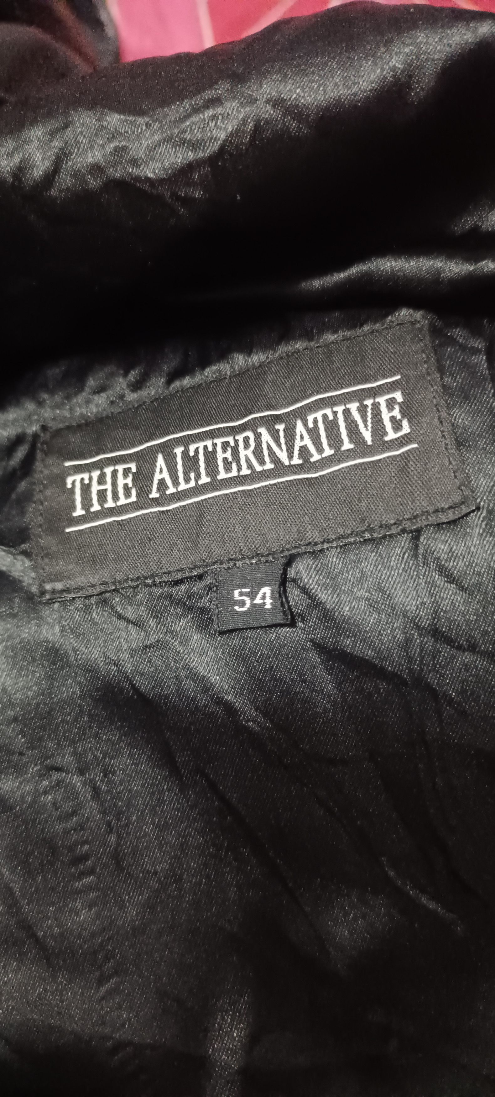 Vintage Vintage Genuine Black Leather TheAlternative Size US L / EU 52-54 / 3 - 14 Thumbnail