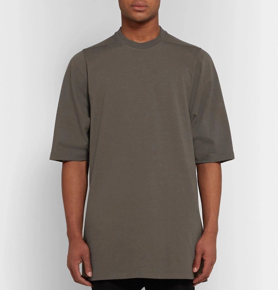 Rick Owens Drkshdw o1tko10825 Oversized Sweat Top in Khaki Size US S / EU 44-46 / 1 - 3 Thumbnail