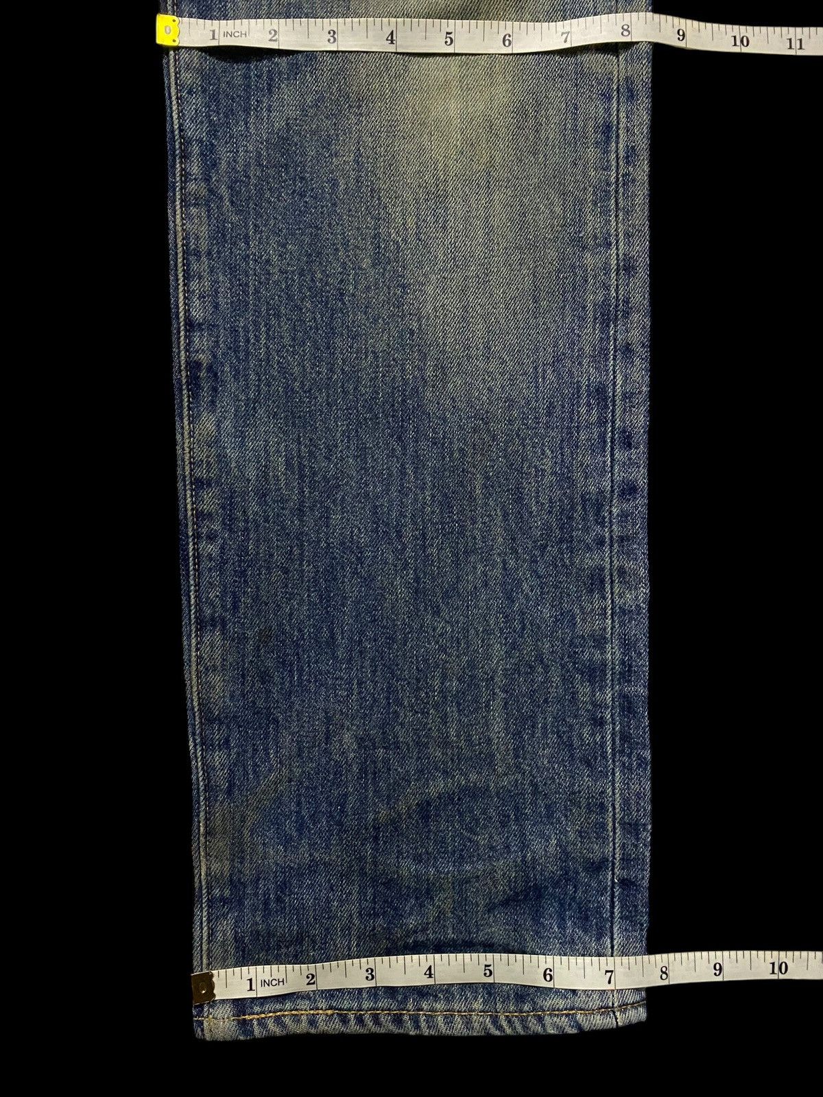 Levi's Vintage Clothing Levis Y2K Big E Mud Wash Distressed Slim Jeans Size US 31 - 15 Thumbnail