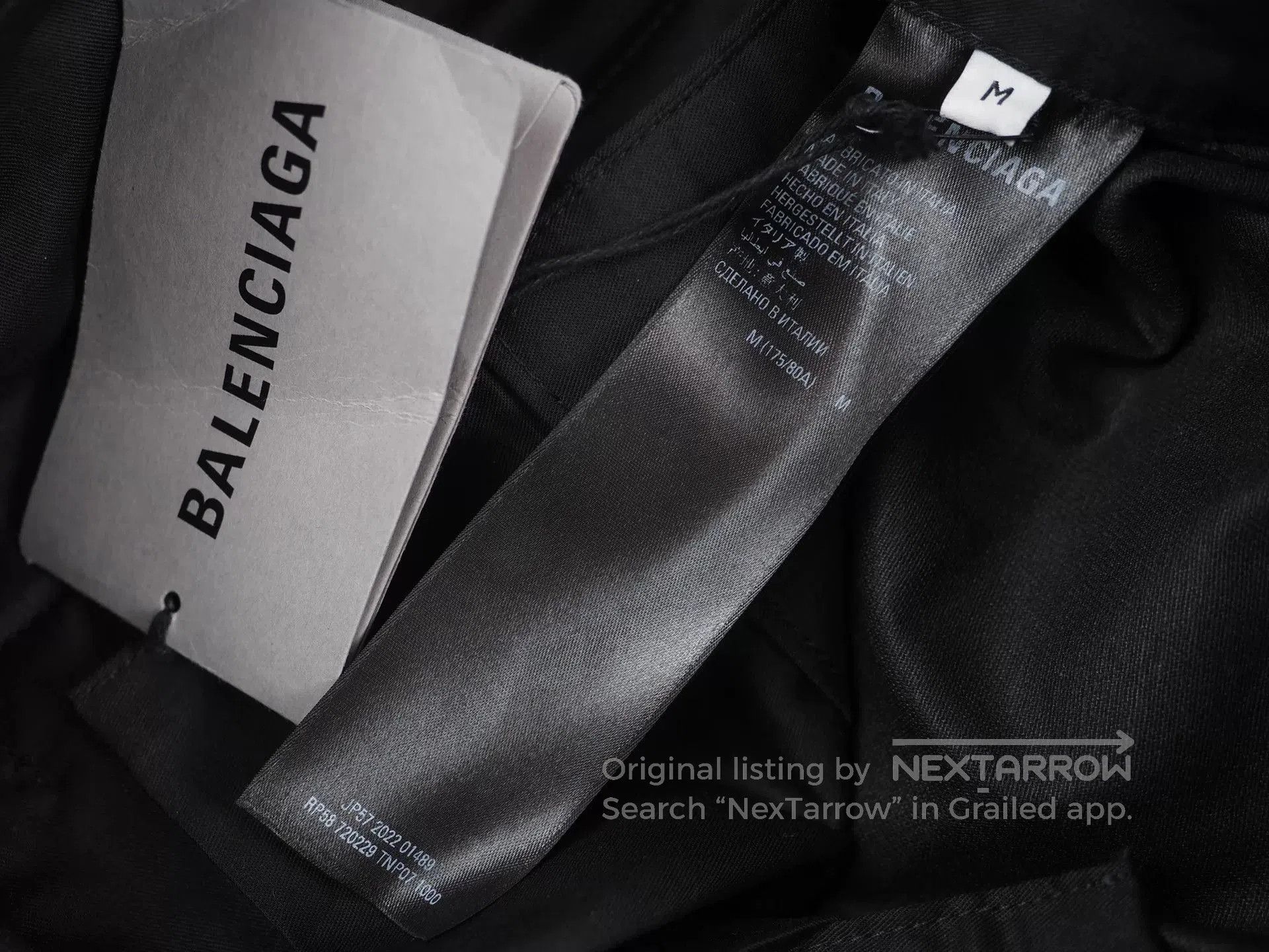 Balenciaga dolce&gabbana low-rise denim pants with ties. Size US 30 / EU 46 - 9 Thumbnail