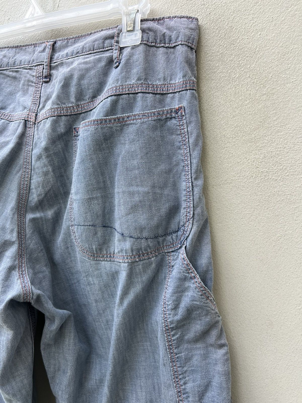 Orslow Vintage Orslow Sun Fade Chambray Carpenter Work Pant Size US 31 - 20 Thumbnail