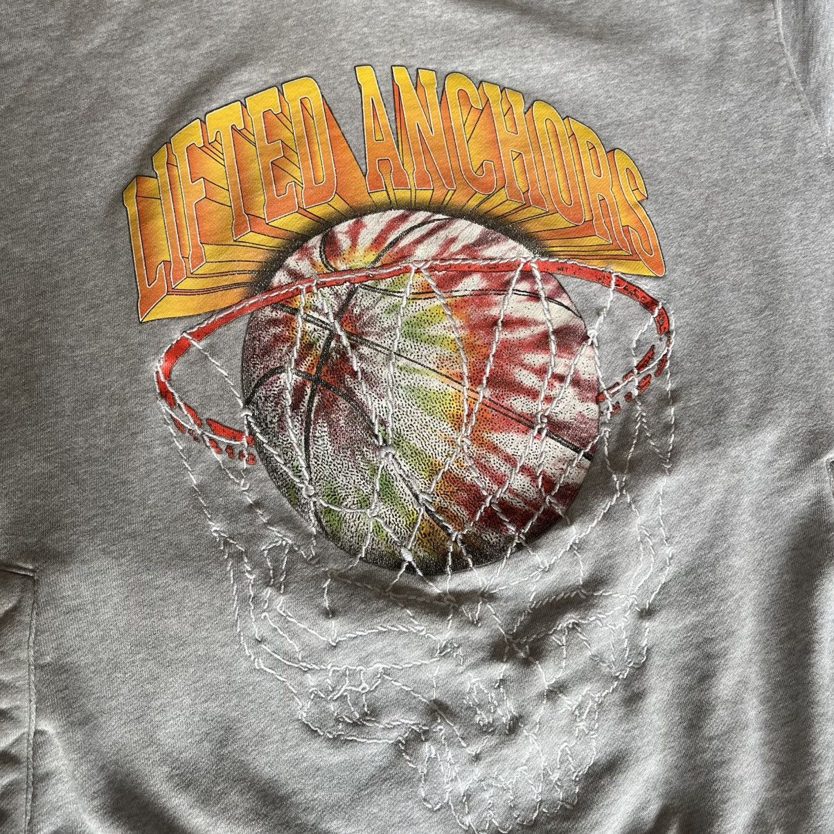 Lifted Anchors × Vintage Lifted Anchors Basketball Embroidered Print Graphic Hoodie Size US L / EU 52-54 / 3 - 3 Thumbnail