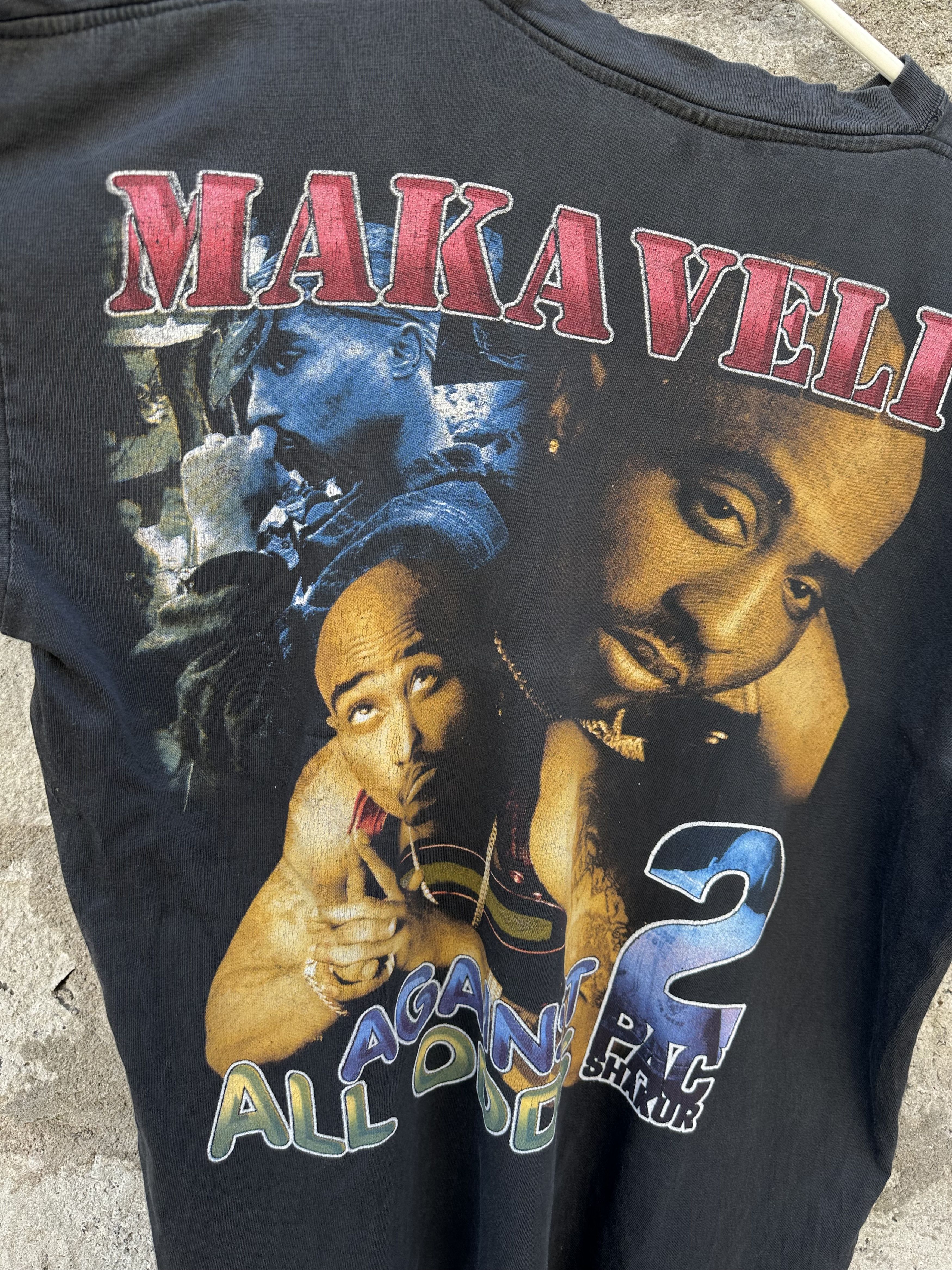 Rap Tees Vintage 90s Tupac Shakur “Against All Odds” Rap Tee Size US XL / EU 56 / 4 - 4 Thumbnail