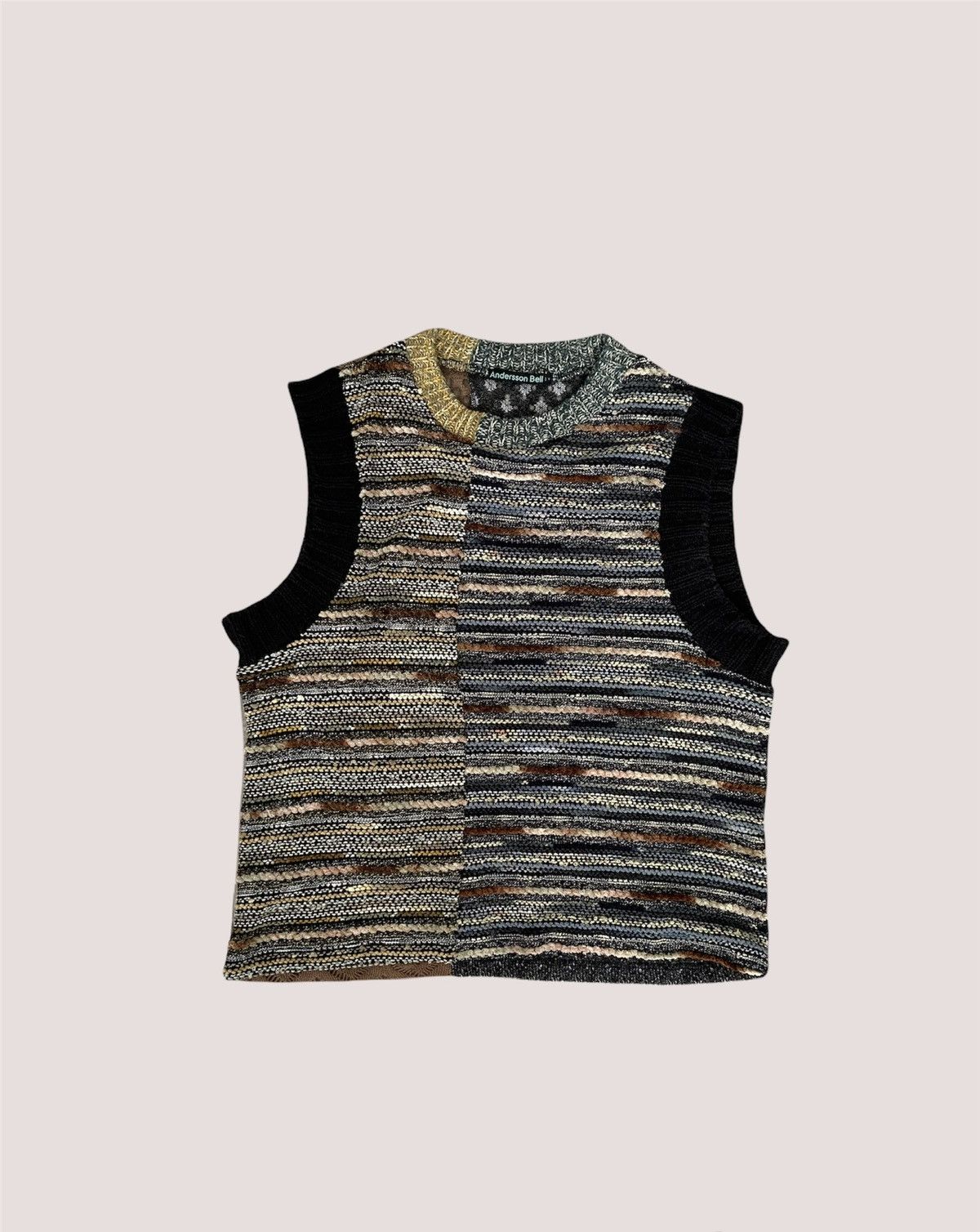 Andersson Bell Contrast Knit Vest Size US M / EU 48-50 / 2 - 1 Thumbnail