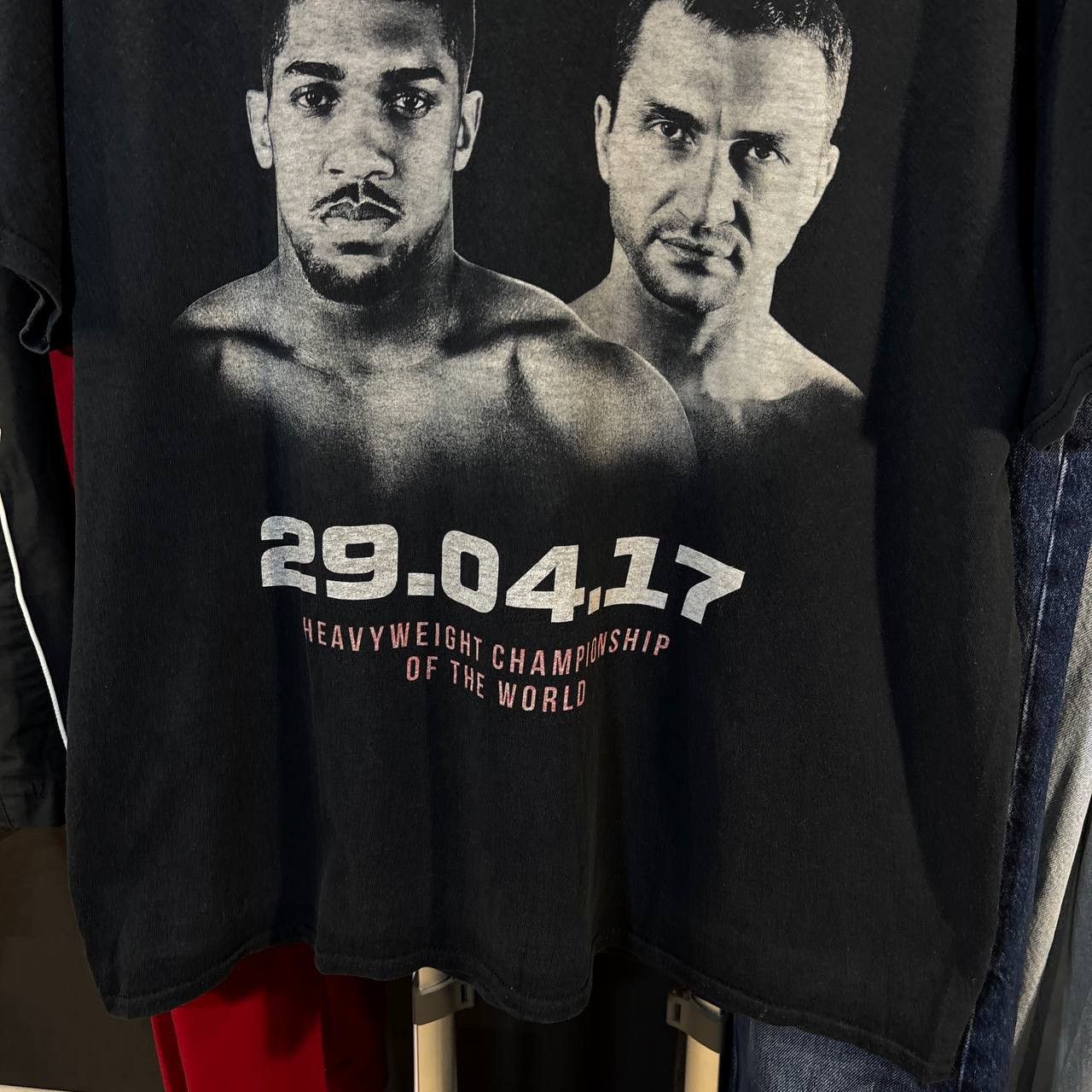 Other Anthony Joshua Vs Vladimir Klitschko 2017 T-Shirt Size:M Size US M / EU 48-50 / 2 - 4 Thumbnail
