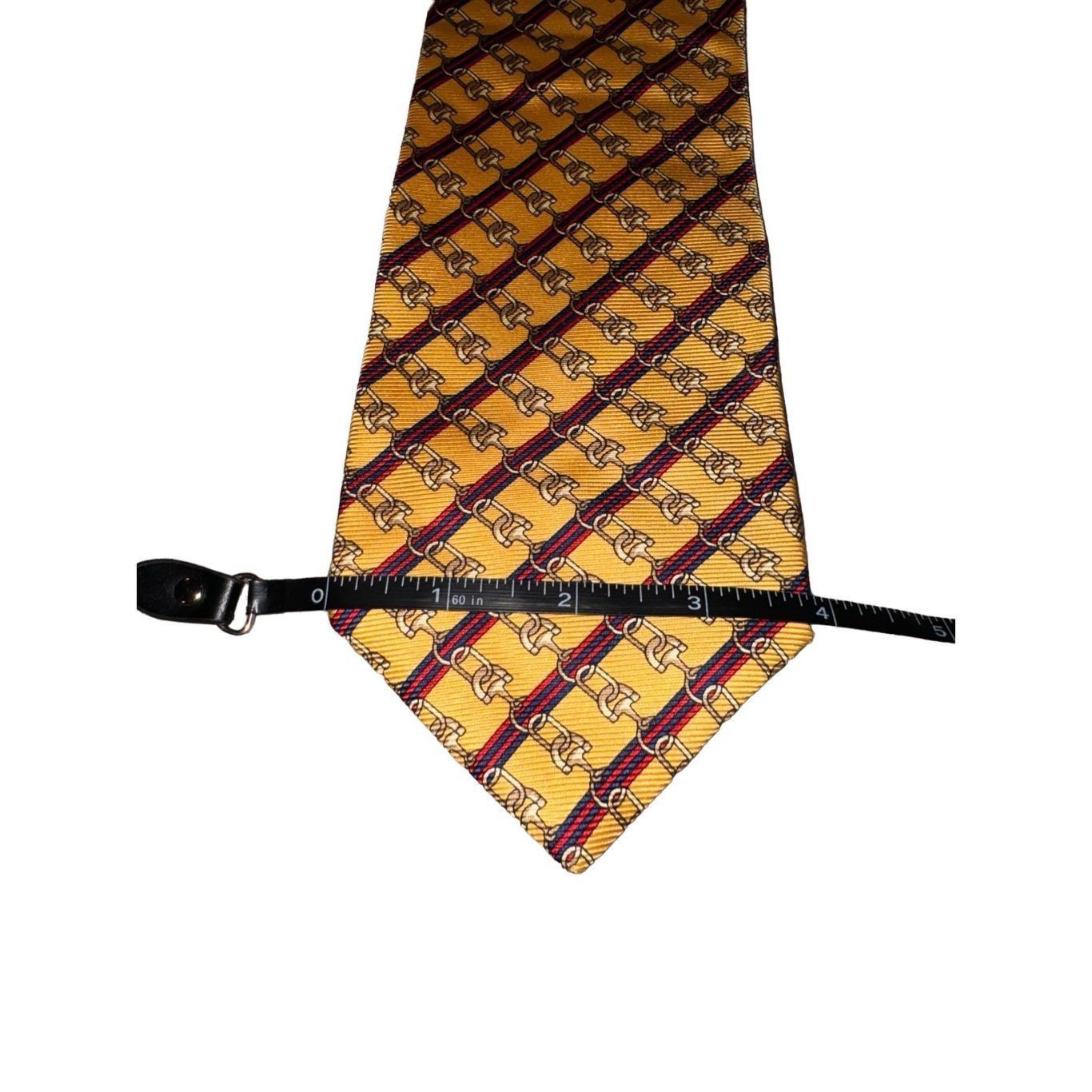 Aquascutum Aquascutum of London Golden Iconic Horsebit Rep Stripe Handm Size ONE SIZE - 3 Thumbnail
