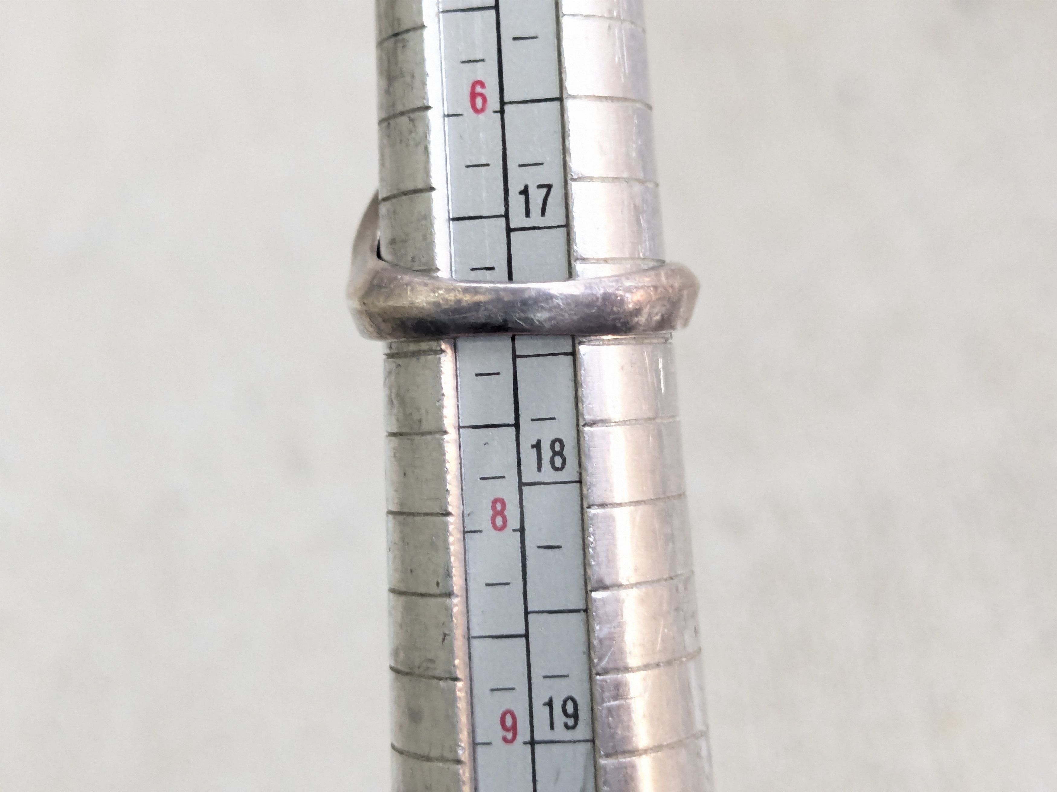 Vintage Vintage Sterling Silver Ring 7 CZ Teardrop Pear Modern Size ONE SIZE - 12 Thumbnail