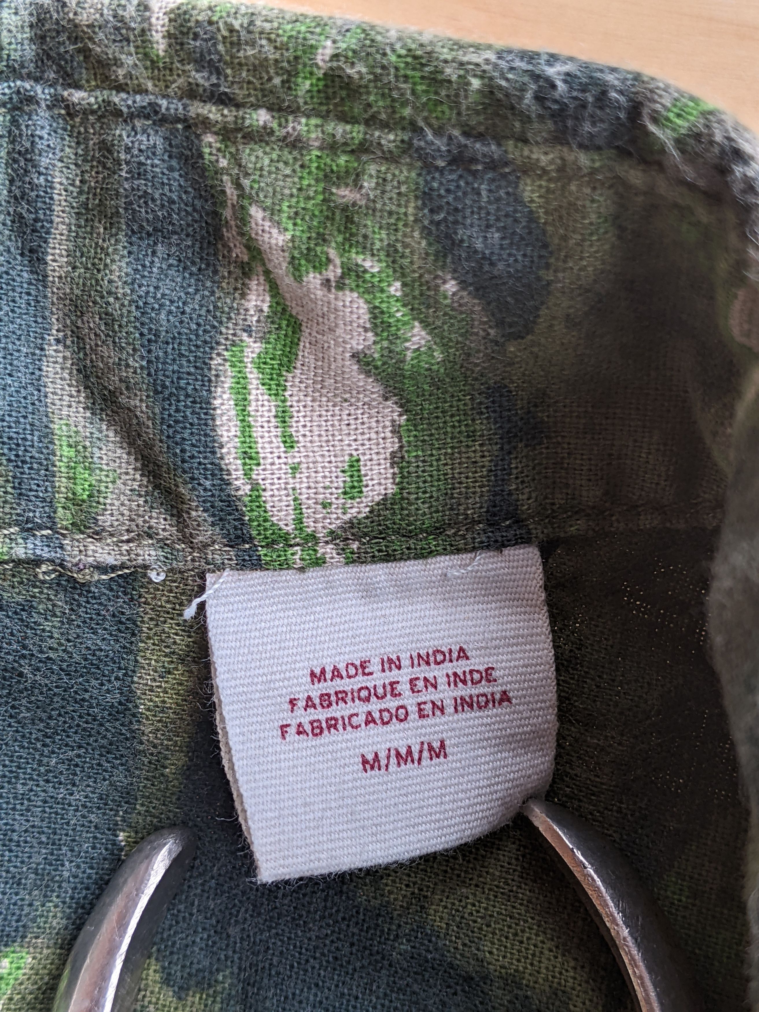 Japanese Brand × Levi's Levi`s Camo Print Shirt Polo Vintage Size M Maharishi Size US M / EU 48-50 / 2 - 11 Thumbnail
