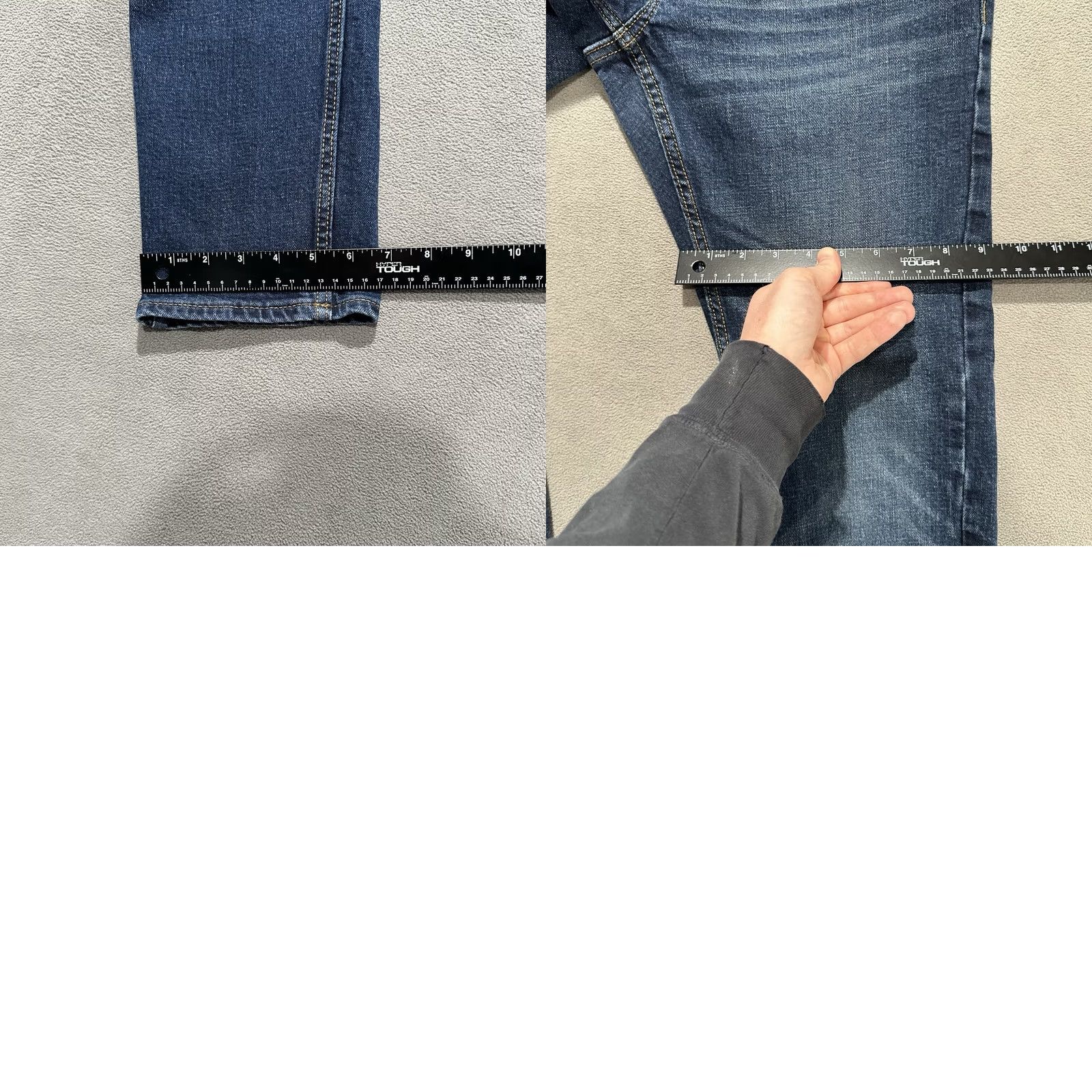 Old Navy Old Navy Mens Jeans Slim Built In Tough Built In Flex Blue Denim 29x30 (28x28.5) Size US 29 - 9 Thumbnail