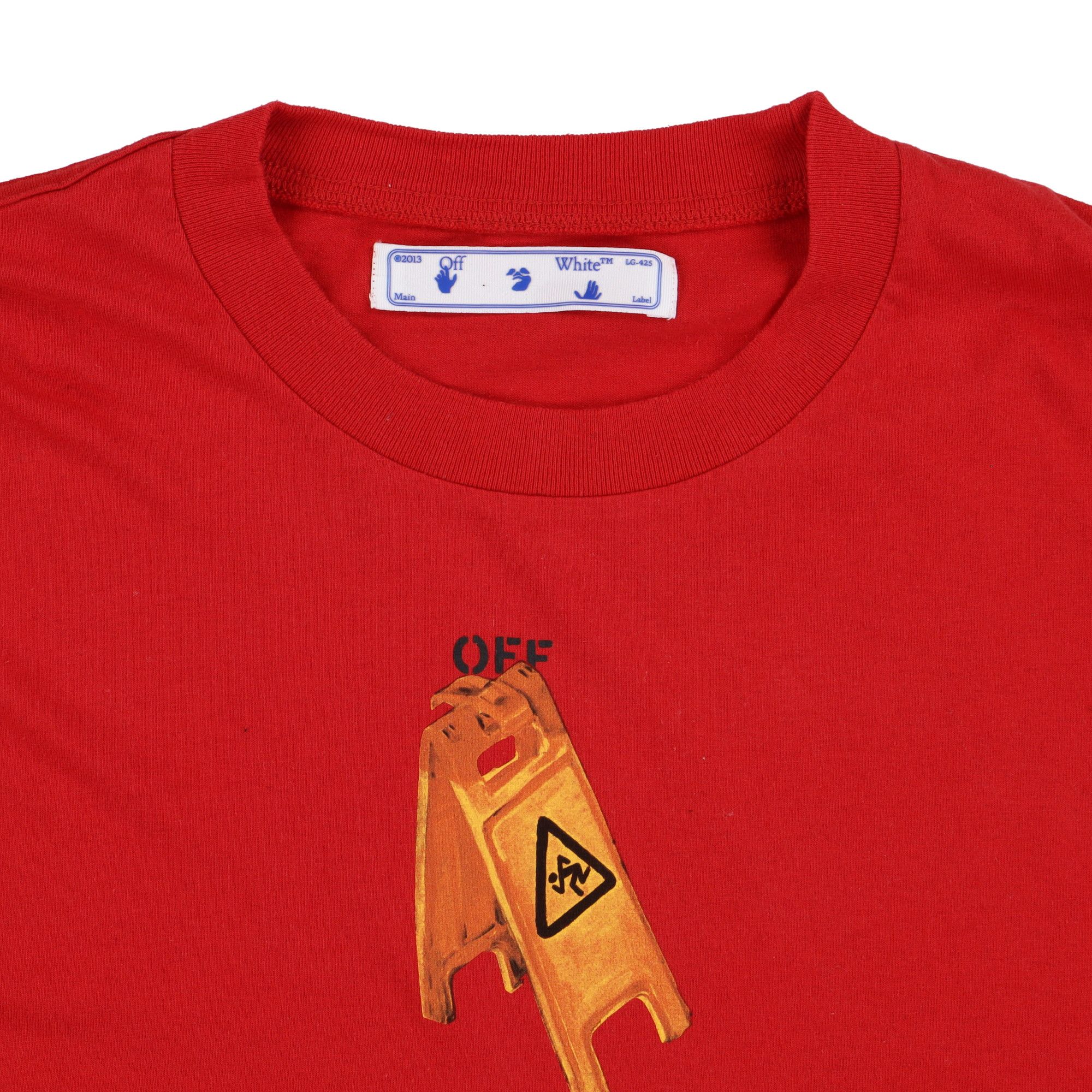 Off-White Red Pascal Skeleton Arrows Oversized T-Shirt Size US M / EU 48-50 / 2 - 6 Thumbnail