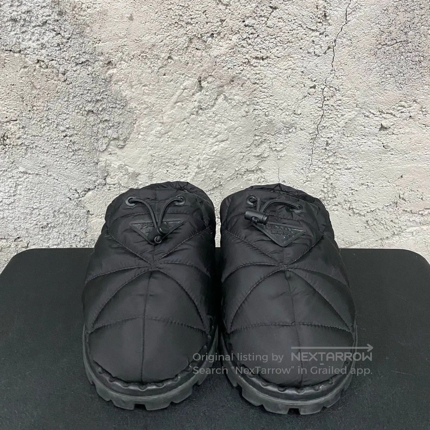 Prada Black Quilted Slip. Size US 8 / EU 41 - 6 Thumbnail