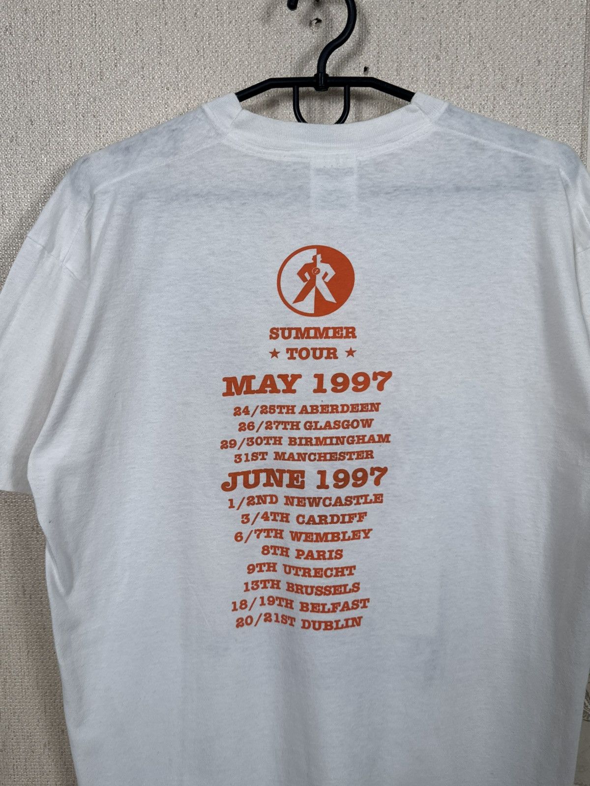 Other Vintage Boyzone T shirt 1997 Summer Tour Band White Hype L Size US L / EU 52-54 / 3 - 22 Thumbnail