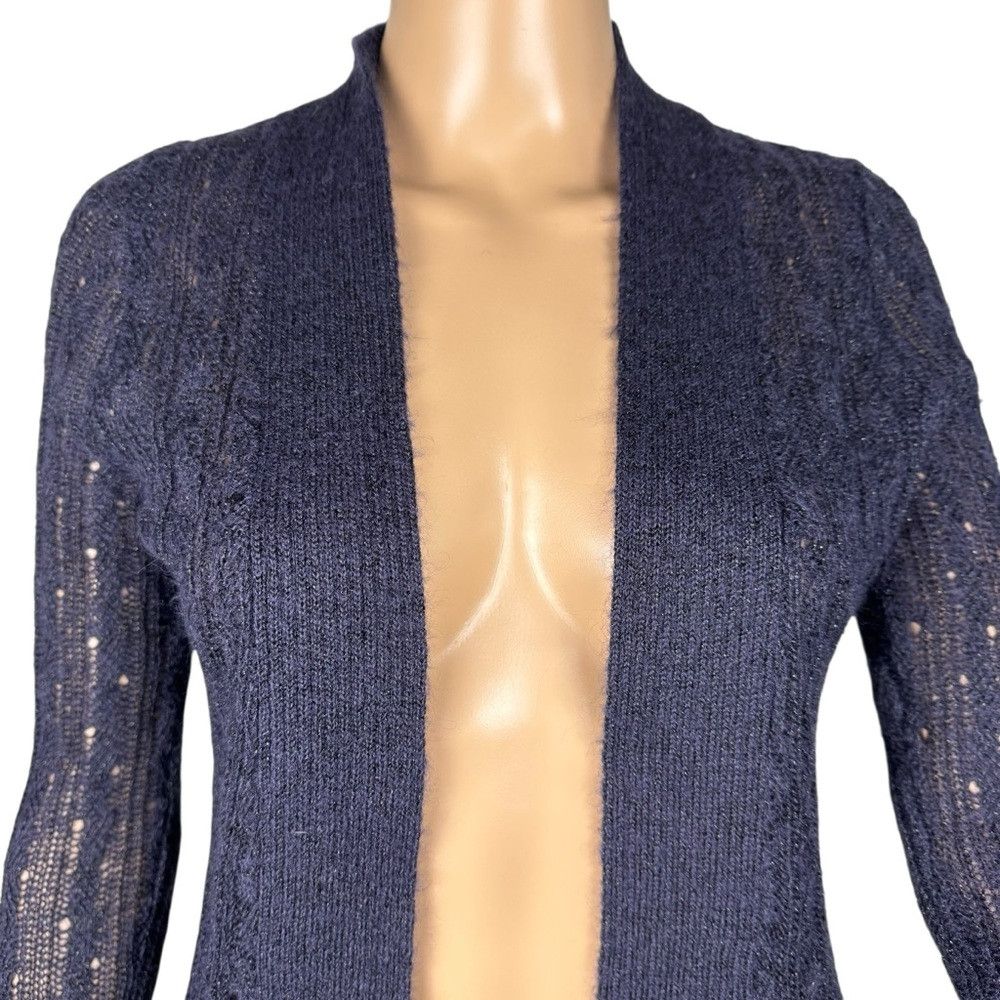 Banana Republic Banana Republic Fine Knit OPen Front Dark Grey Cardigan Siz Size XS / US 0-2 / IT 36-38 - 2 Thumbnail