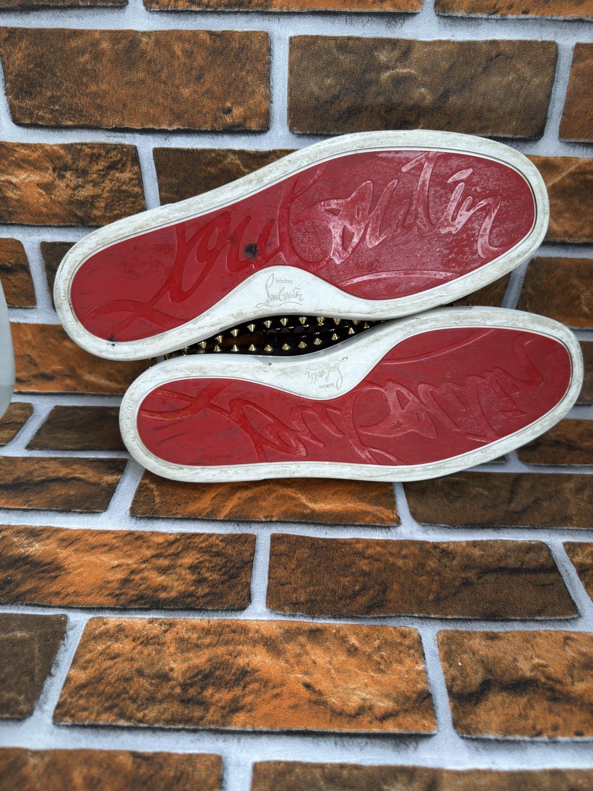 Christian Louboutin Spike boat flats Size US 10.5 / EU 43-44 - 13 Thumbnail