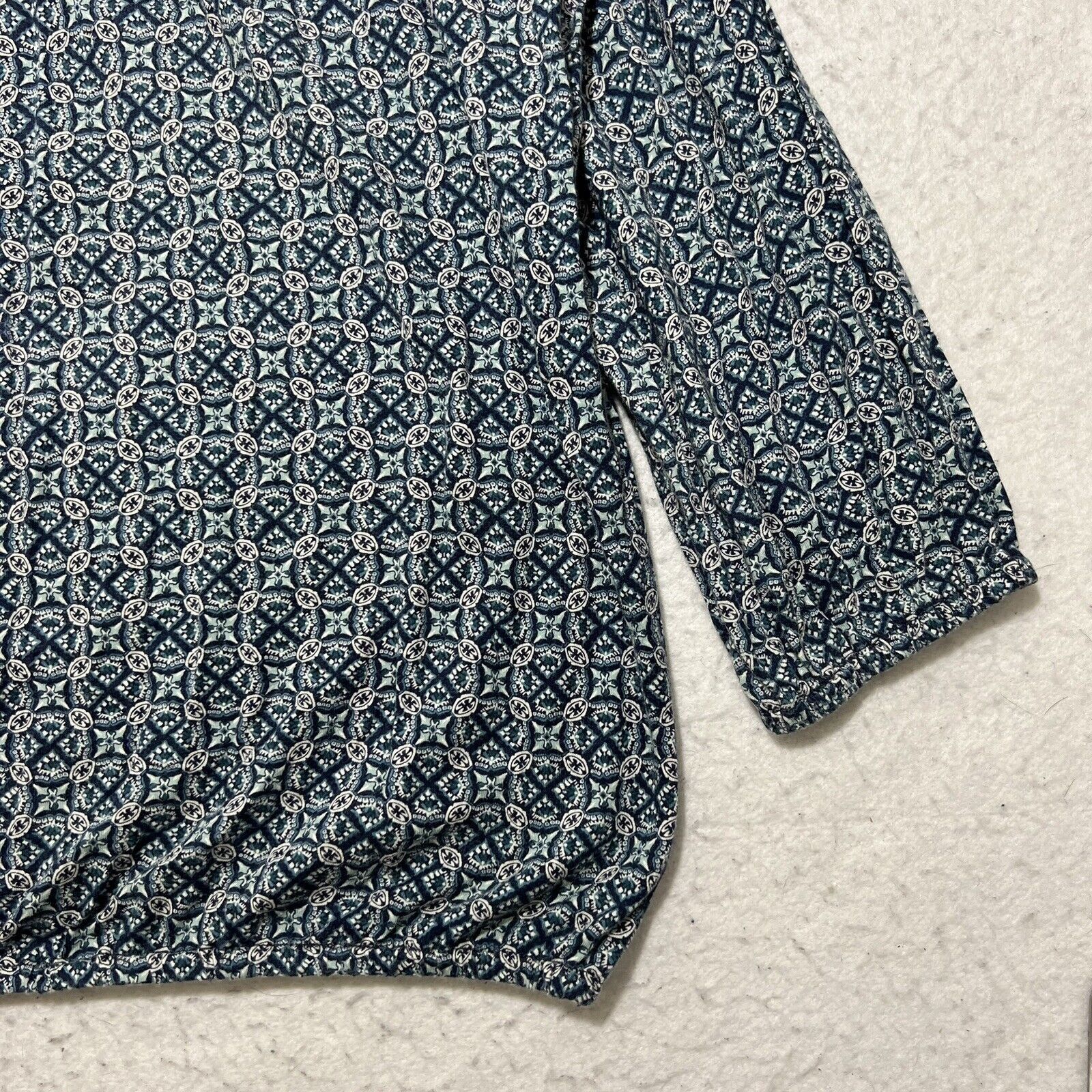 Michael Kors Michael Kors Squareneck Long Sleeve Lightweight Blouse Size L / US 10 / IT 46 - 5 Thumbnail