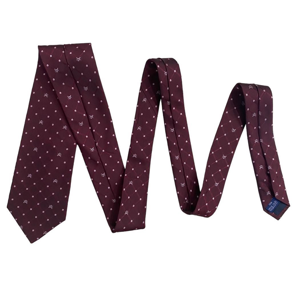 Burberry ‼️VINTAGE BURBERRY ENGLAND monogram Necktie silk tie Size ONE SIZE - 3 Thumbnail