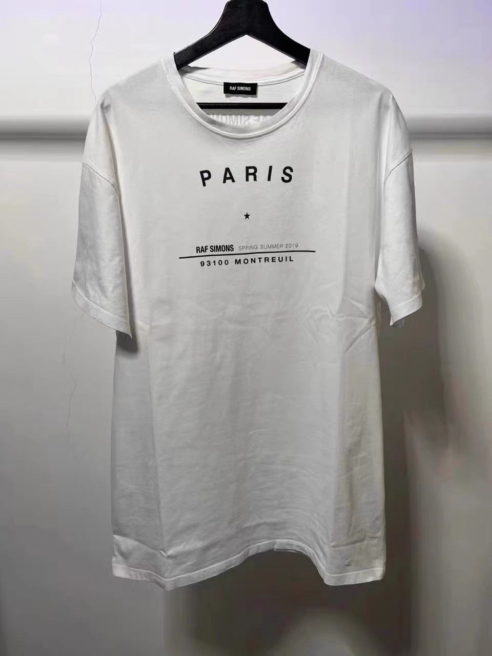 Raf Simons RAF SIMONS Paris Tour T-shirt K28 Size US L / EU 52-54 / 3 - 1 Thumbnail