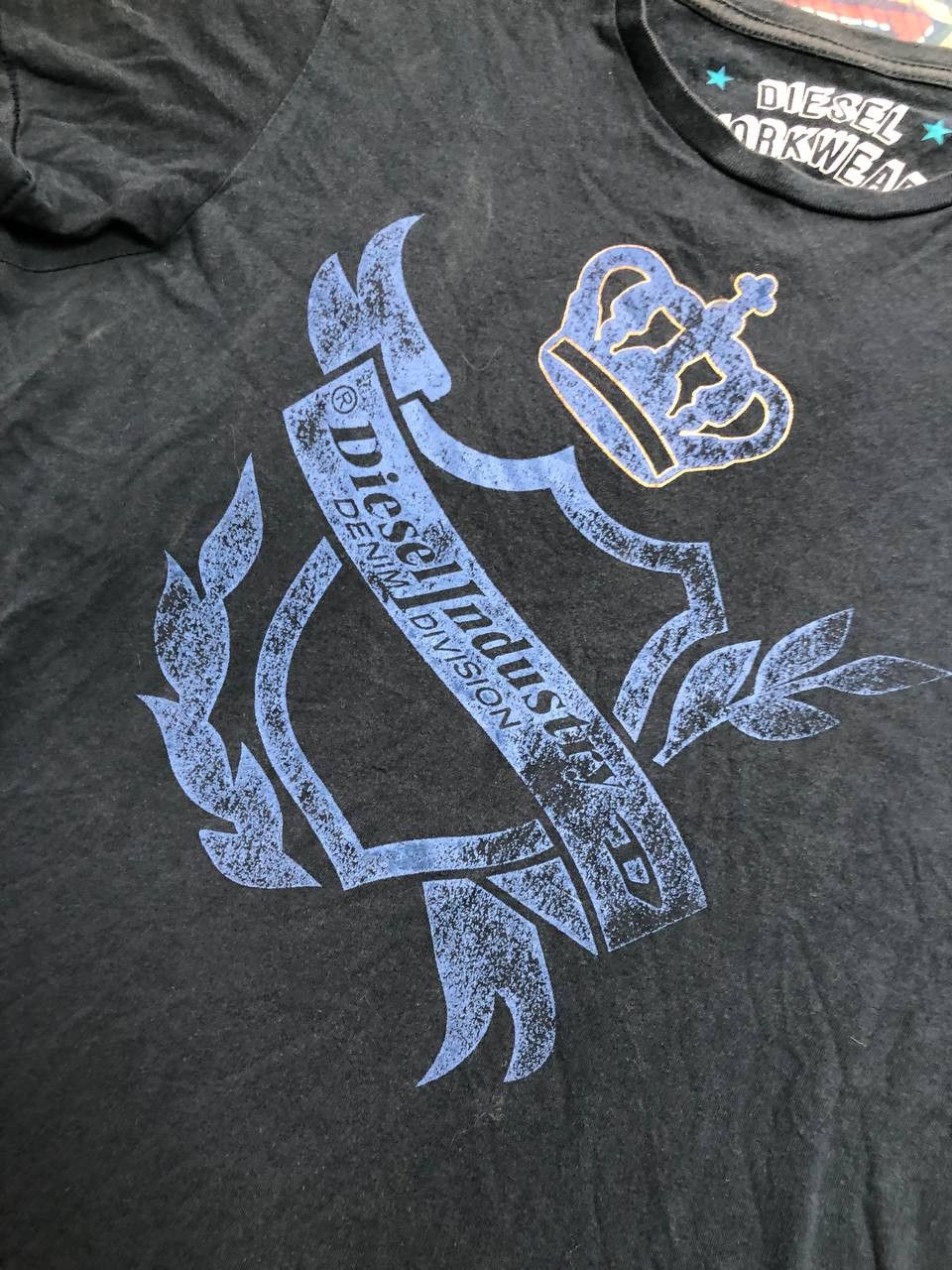 Diesel × Vintage Diesel Rising Sun Punk Grunge Graphic Tee Streetwear Vintage Size US S / EU 44-46 / 1 - 6 Thumbnail