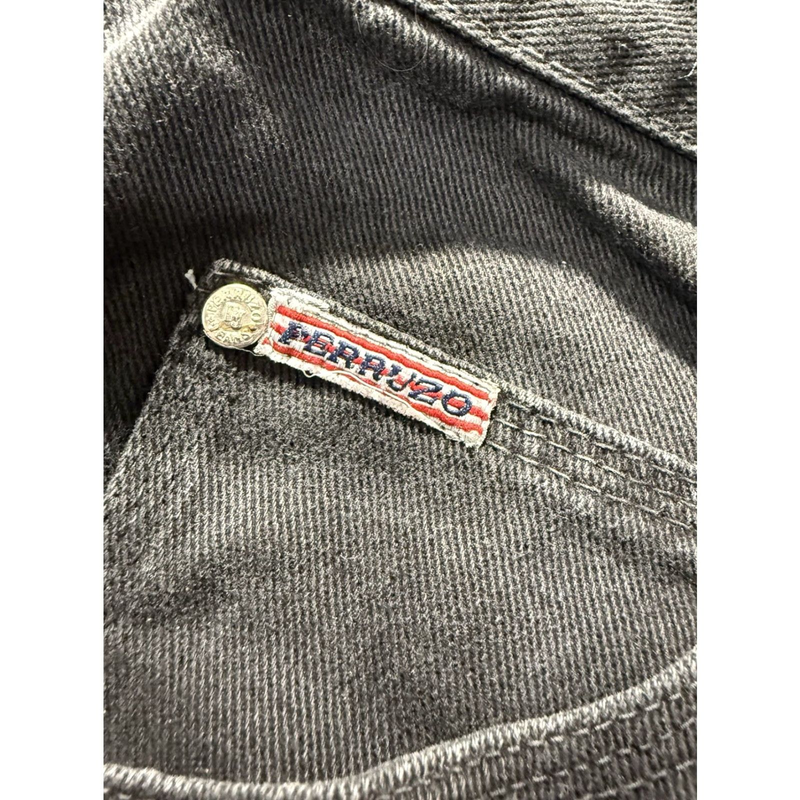 Denime VINTAGE Perruzo Sport Men Jorts Shorts 34 Black Denim Carpenter Baggy Grunge Skater Y2K Mens Size US 34 / EU 50 - 5 Thumbnail