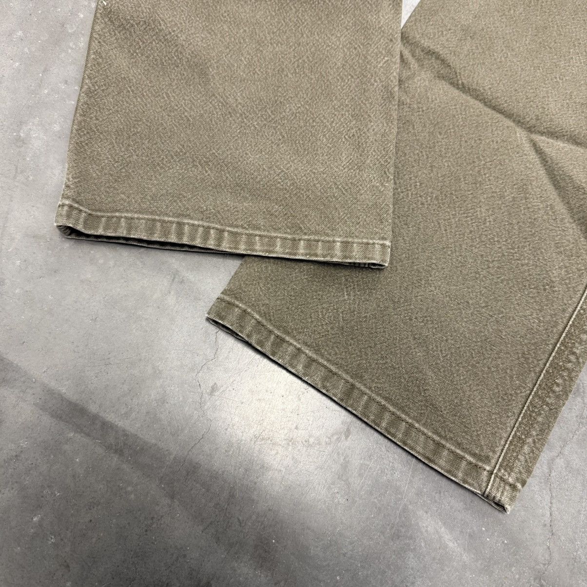 Carhartt × Carhartt Wip × Vintage Vintage Carhartt Faded Distressed Olive Green Work Pants Size US 32 / EU 48 - 8 Thumbnail