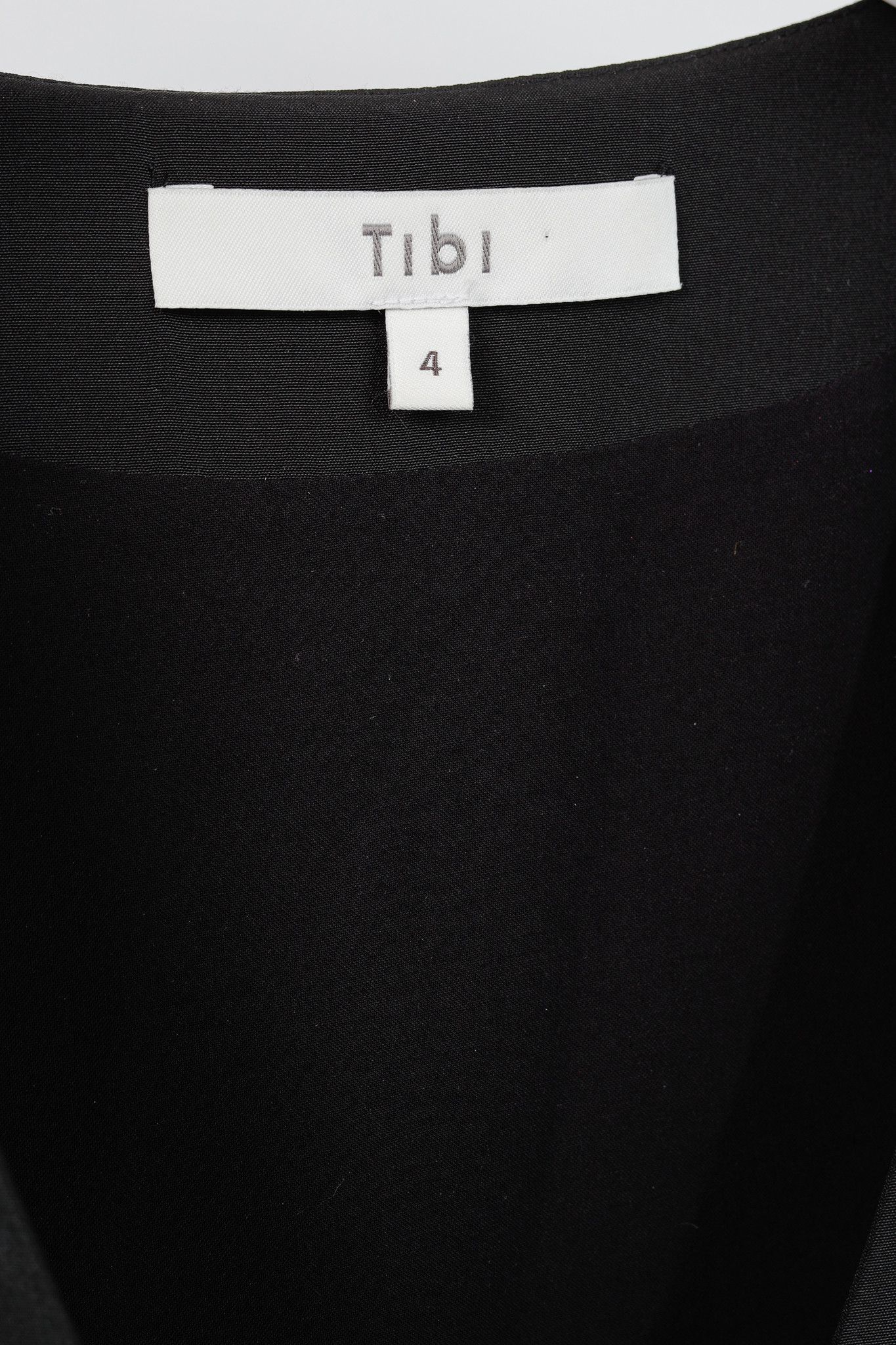 Tibi Tibi Black Silk CDC Peplum Top Size S / US 4 / IT 40 - 4 Thumbnail