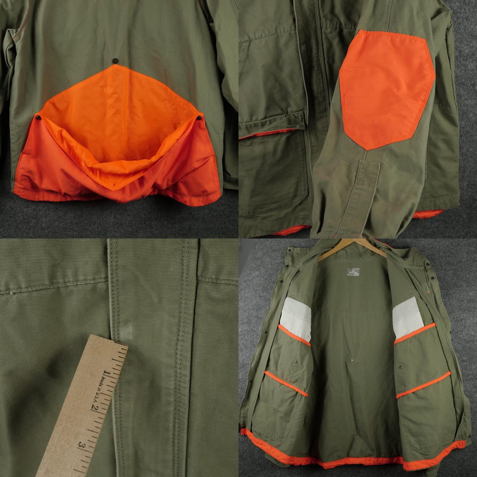 Under Armour Under Armour Jacket Mens 2XL Green Orange Storm 1 Hunting Parka Shooting High Vis Water Resistant All Seasons Camouflage Navy? Size US XXL / EU 58 / 5 - 8 Thumbnail