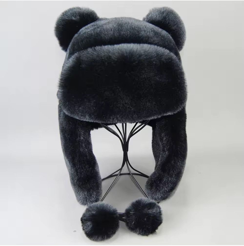 Vintage Unisex Faux Fur Rabbit Bomber Hat Size ONE SIZE - 2 Thumbnail