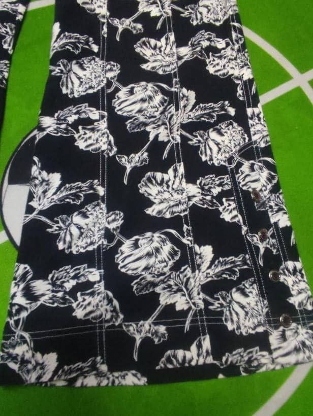 Japanese Brand × The Unbranded Brand UNBRAND DENIM FLARED PANTS FLORAL Size 31" - 9 Thumbnail
