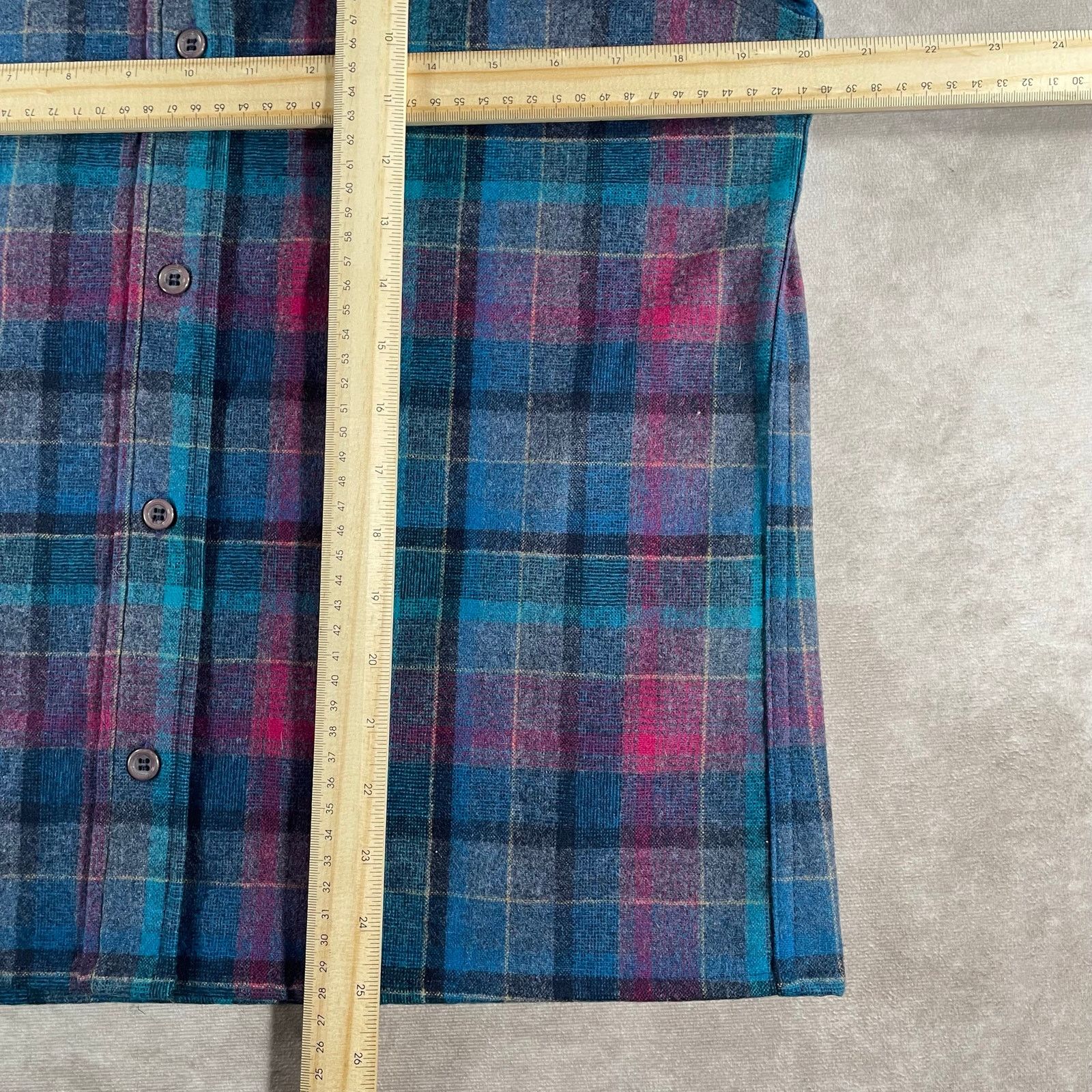 Pendleton 80s NWT Pendleton Knockabouts Pink Blue Plaid Button Down Size US M / EU 48-50 / 2 - 4 Thumbnail