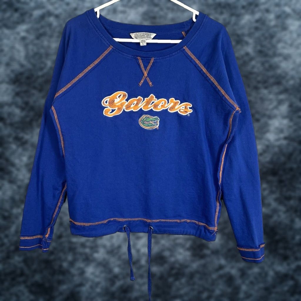Vintage Campus Specialties Sweatshirt Womens Large Blue Florida Gators Pullover Size L / US 10 / IT 46 - 1 Thumbnail