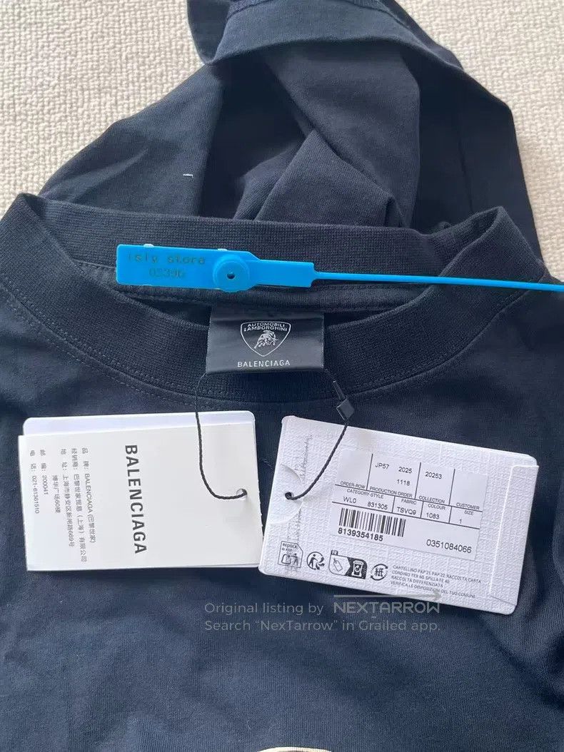Balenciaga Balenciaga Car Logo Printed Short Sleeve T-Shirt Size US S / EU 44-46 / 1 - 5 Thumbnail