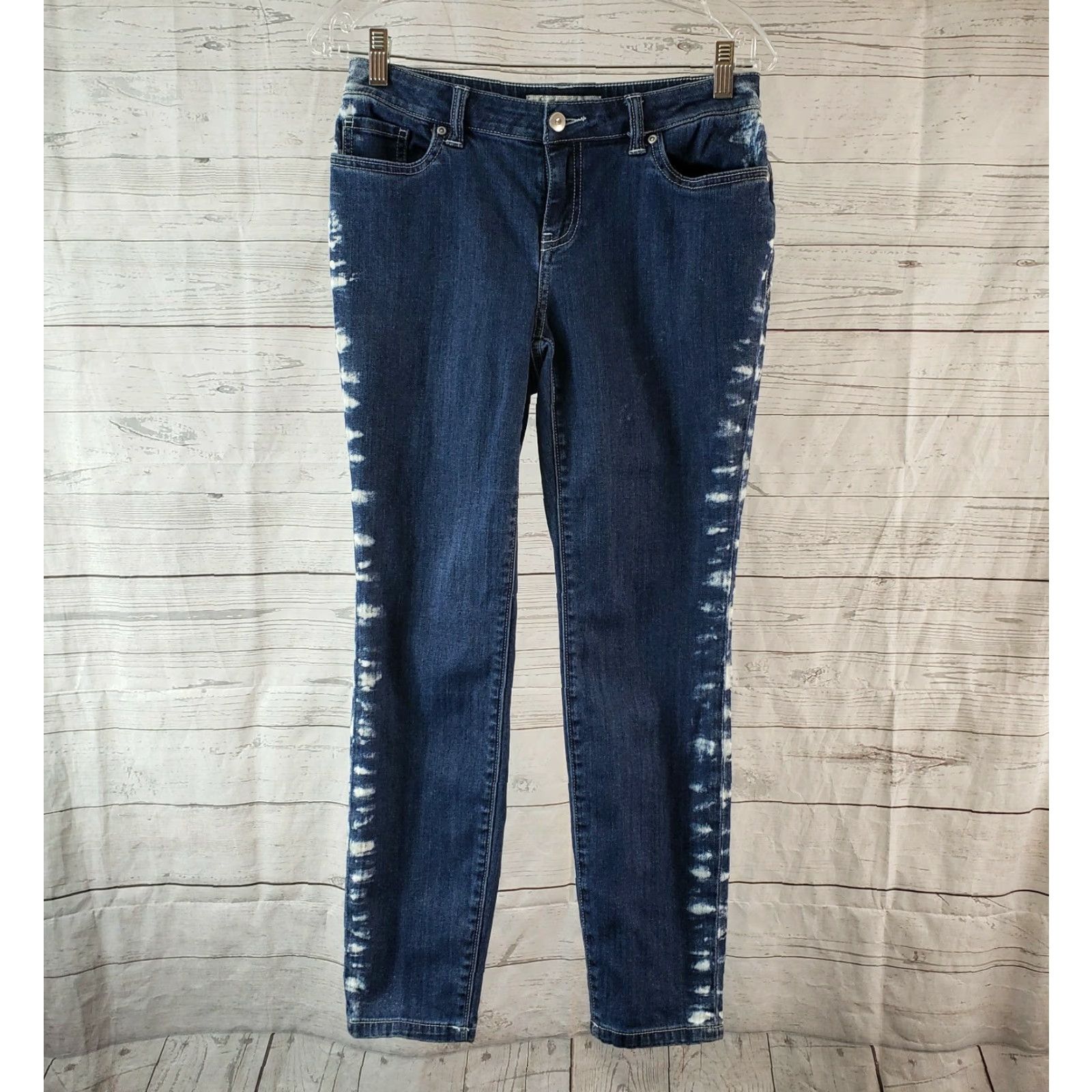 Boston Proper Boston Proper Womens Skinny Ankle Jeans Sz 4 Blue Low Rise Size 27" / US 4 / IT 40 - 2 Thumbnail