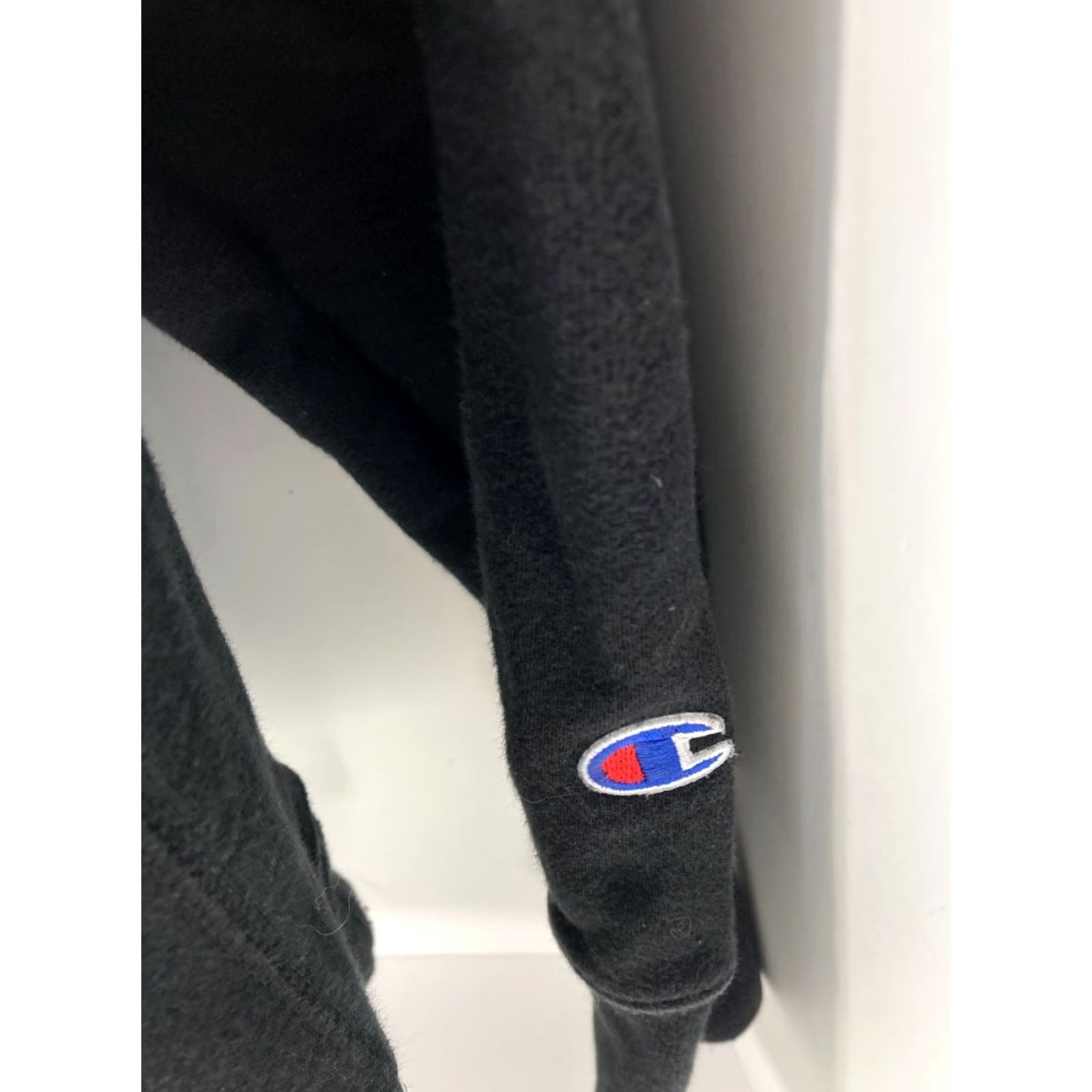 Champion VINTAGE Champion Reverse Weave Sweatshirt Mens M Black Hooded Pullover Mexico Flag Logo Size US M / EU 48-50 / 2 - 7 Thumbnail