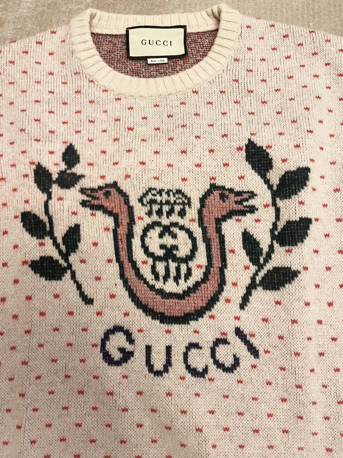 Gucci Gucci crew neck knitted sweater Size US M / EU 48-50 / 2 - 2 Thumbnail