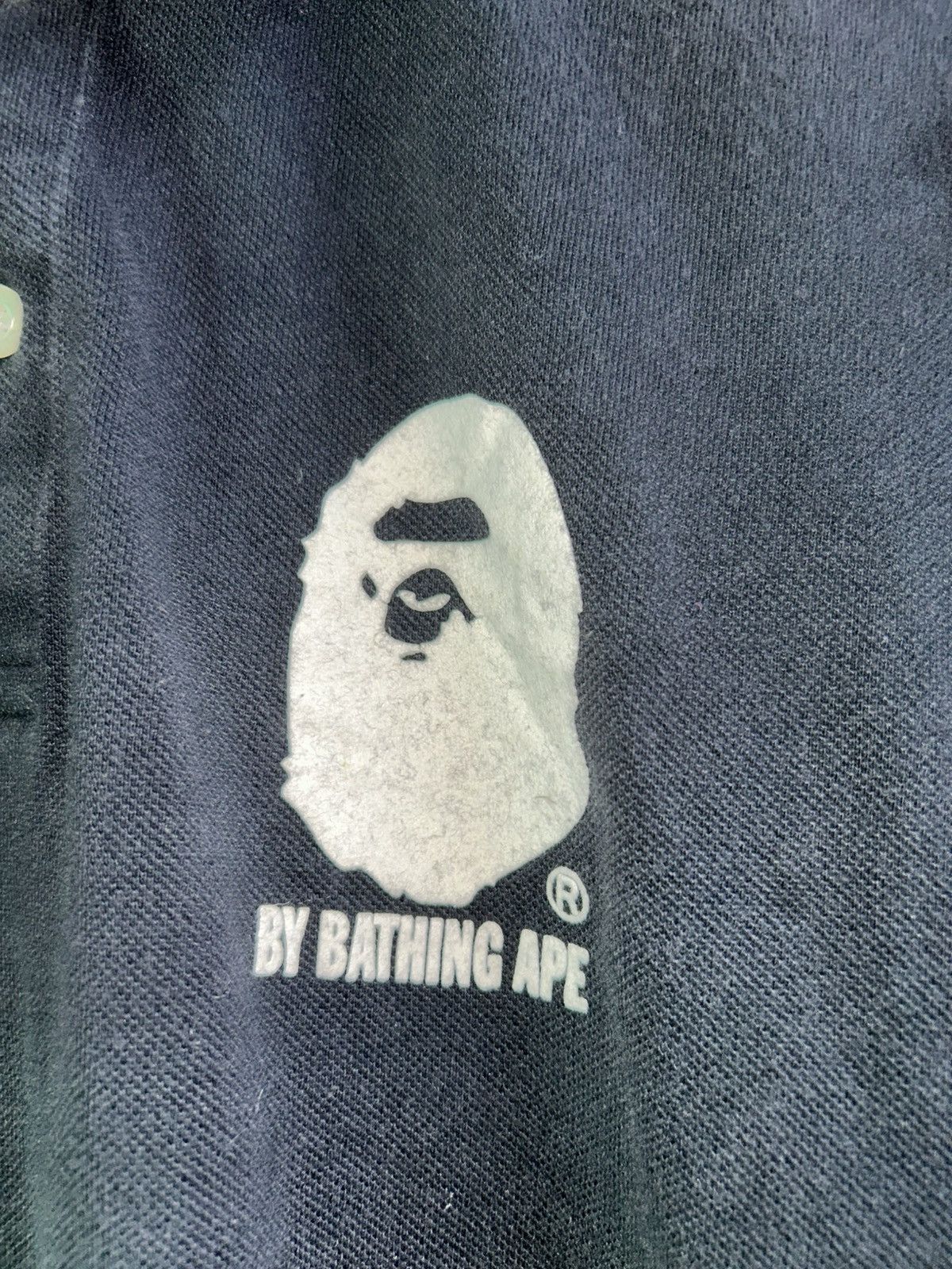 Bape A Bathing Ape Black Polo Tee Size US L / EU 52-54 / 3 - 14 Thumbnail