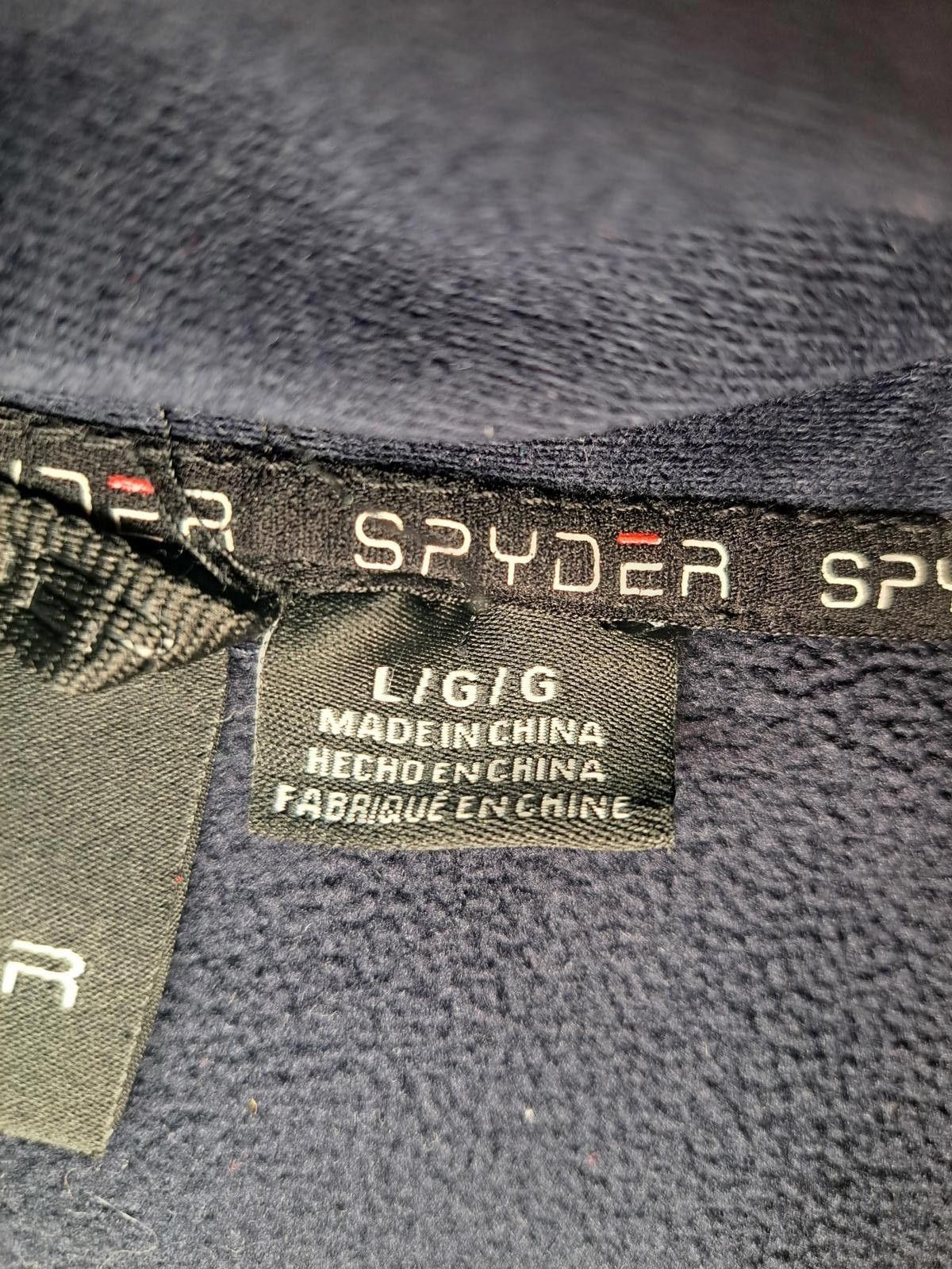 Spyder Spyder Fleece Jacket Mens Large Navy Blue Full Zip Size US L / EU 52-54 / 3 - 3 Thumbnail