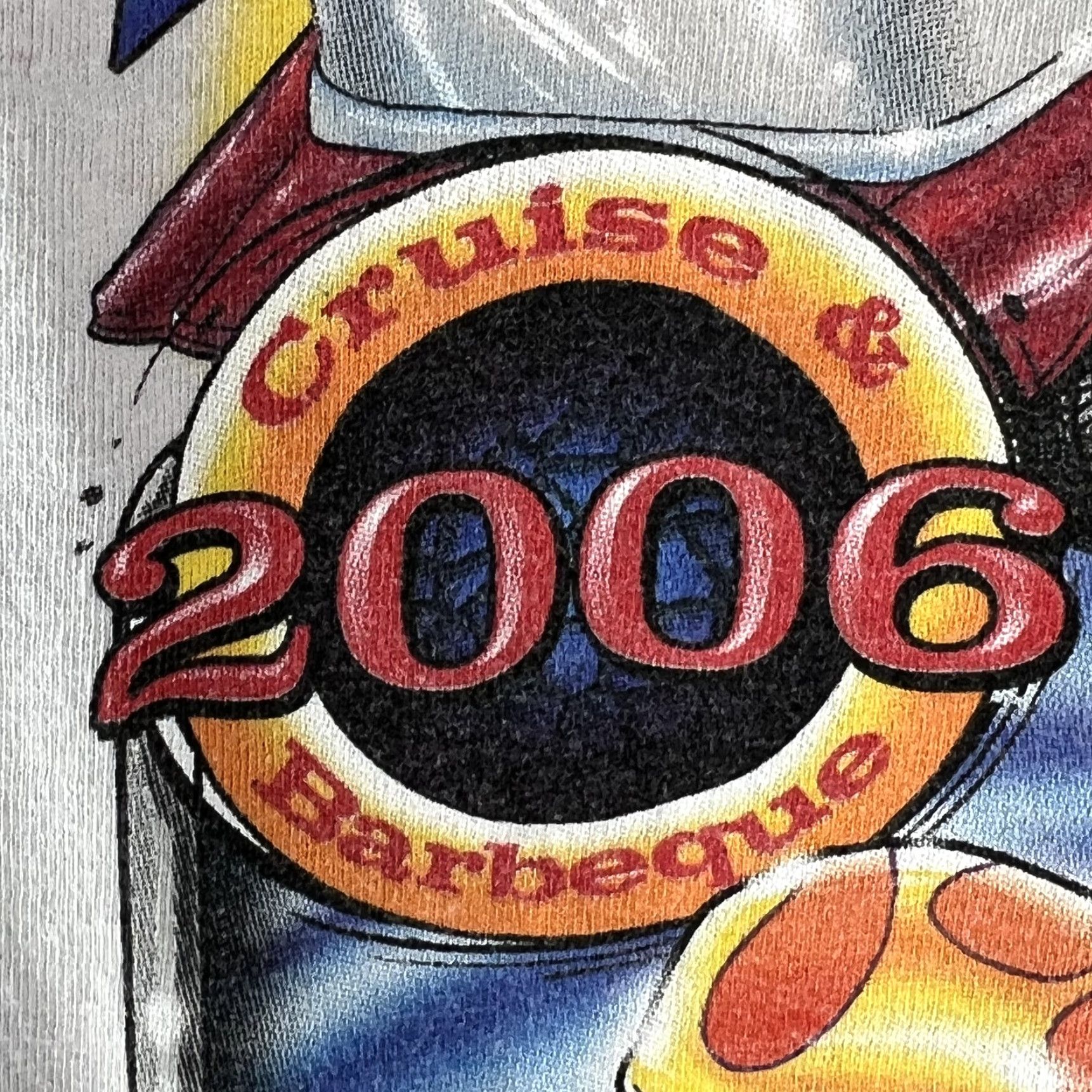 Gildan Bent Axles 26th Annual 2006 Cruise & Barbeque Santa Maria Gray Mens T Shirt 2XL Size US XXL / EU 58 / 5 - 7 Thumbnail