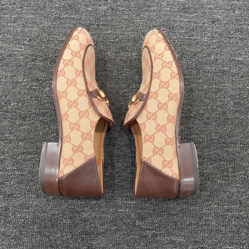 Gucci Gucci Khaki GG Horsebit Loafers for Men - Size US 8 / EU 41 - 8 Thumbnail