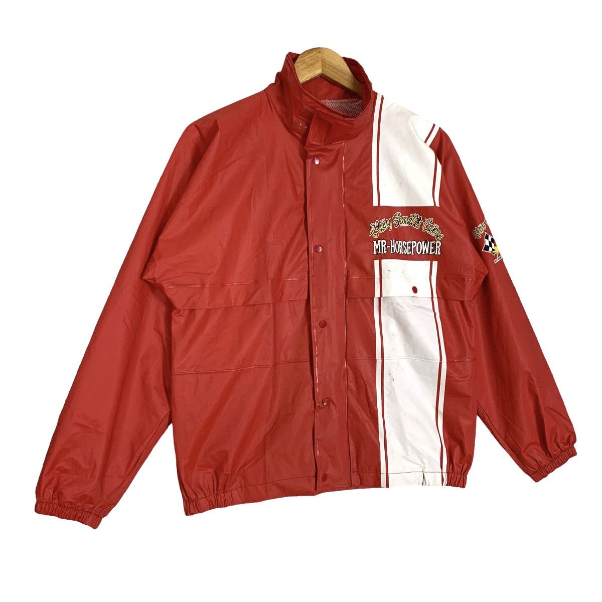 Sports Specialties Vintage 90s Clay Smith Cams Mr Horsepower Windbreaker Jacket Size US S / EU 44-46 / 1 - 5 Thumbnail