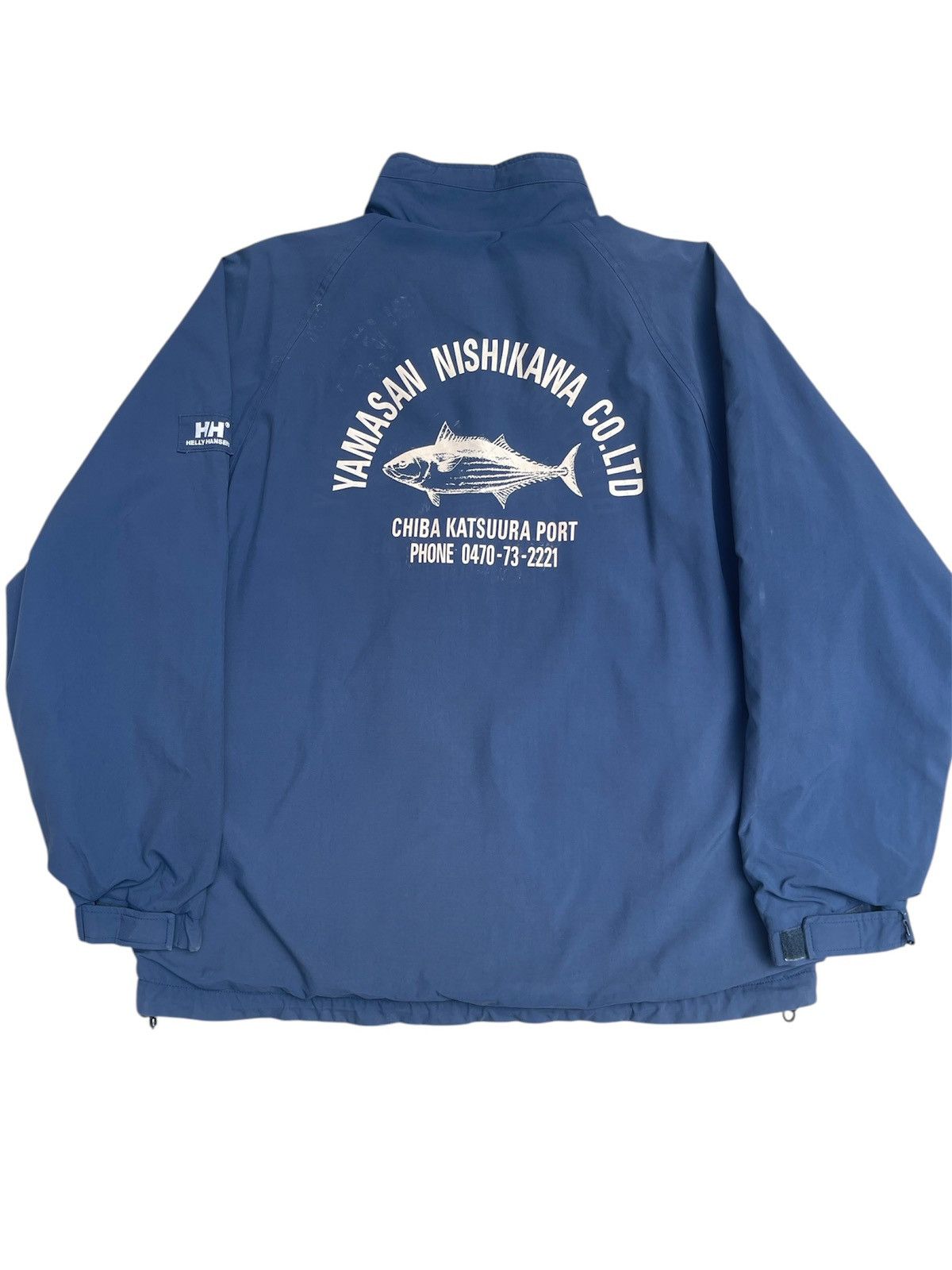 Helly Hansen × Japanese Brand × Vintage Helly Hansen Yamasa Work Jacket - Japanese Fishing Logo Size US L / EU 52-54 / 3 - 2 Thumbnail