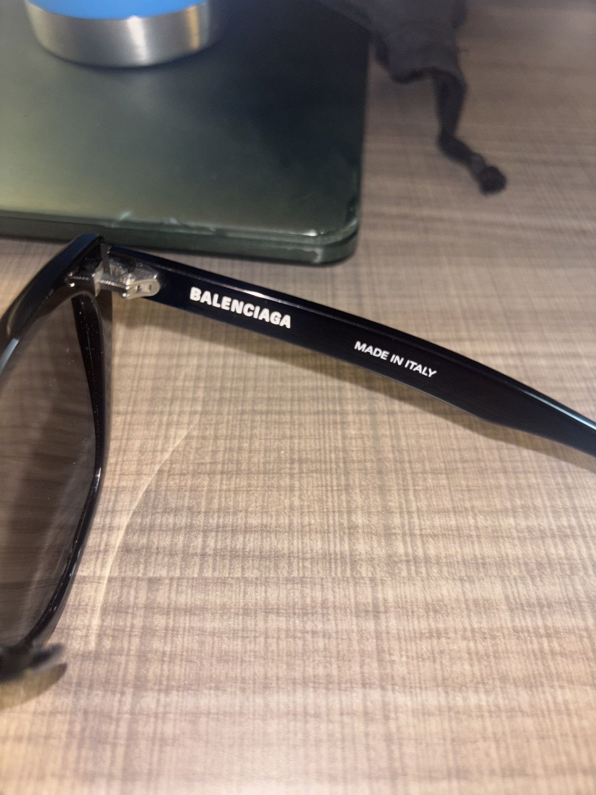 Balenciaga Balenciaga Black square sunglasses Size ONE SIZE - 3 Thumbnail