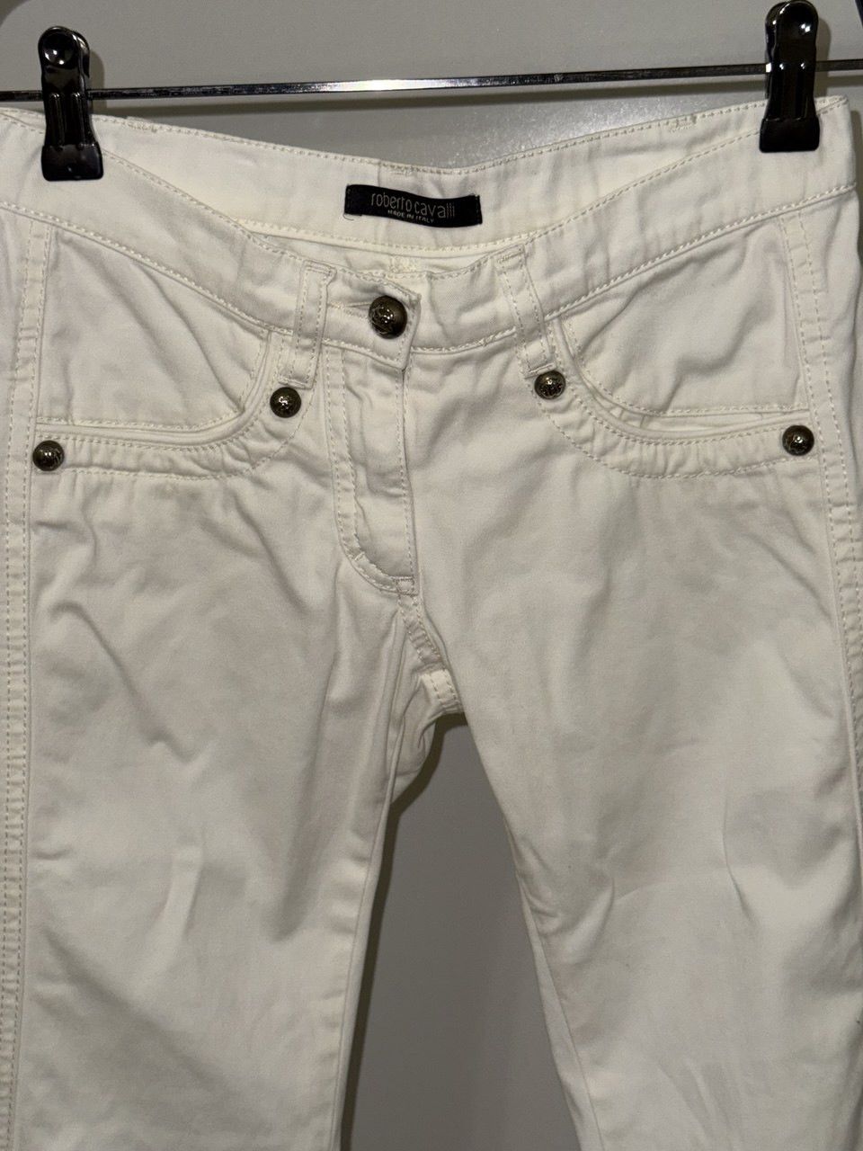 Roberto Cavalli Roberto Cavalli White pants Size 26" / US 2 / IT 38 - 3 Thumbnail
