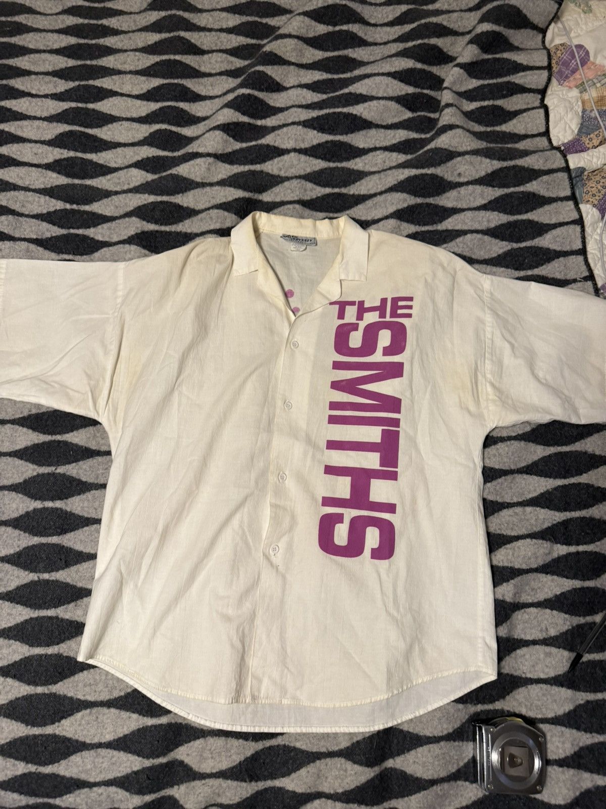 Vintage The smiths meat is murder camp collar button up Size US L / EU 52-54 / 3 - 1 Thumbnail