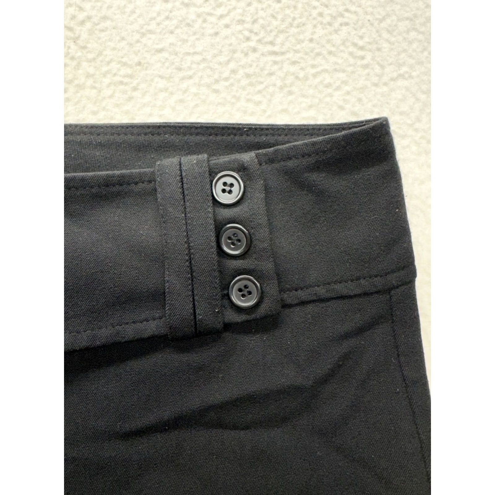 Vintage Kimchi Blue Black Wide-Leg Pants With Buttoned Waist Womens M Dress Pants尺 Size 32" / US 10 / IT 46 - 3 Thumbnail