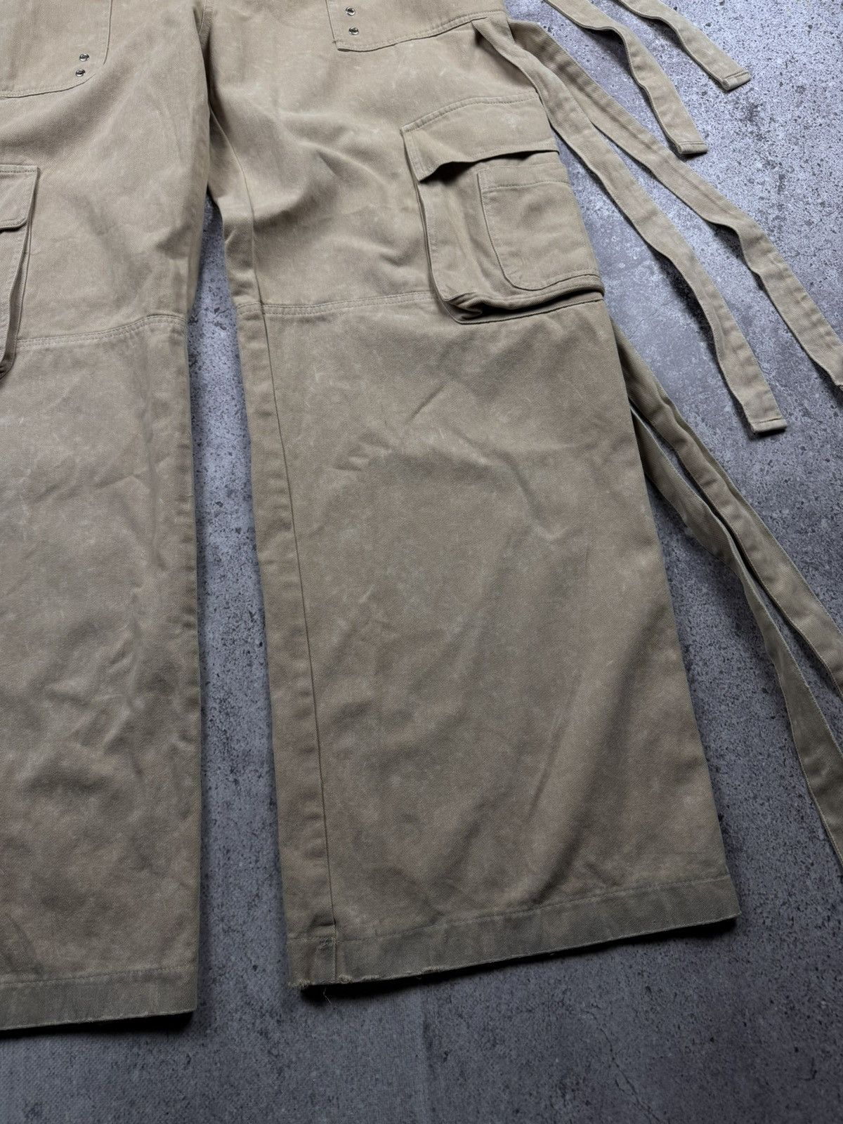 Japanese Brand Vintage Cargo Junya Style Baggy Bondage Pants Y2K Japan vibe Size 34" / US 12 / IT 48 - 3 Thumbnail