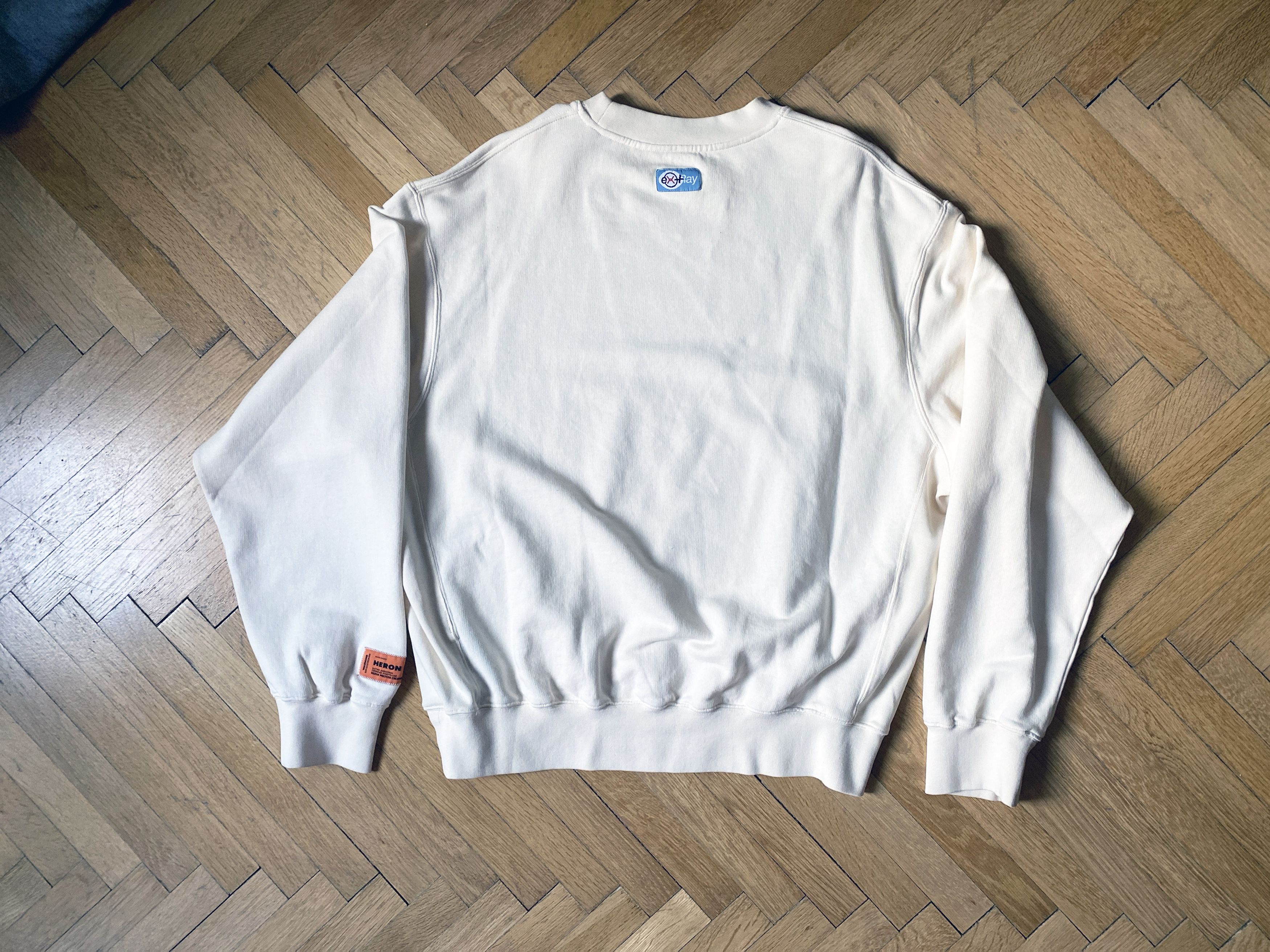 Heron Preston Heron Preston NFEX - Ray Crewneck (Offwhite/Beige) Size US L / EU 52-54 / 3 - 2 Thumbnail