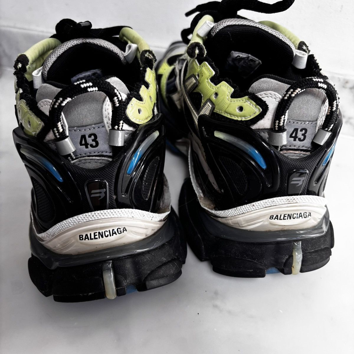 Balenciaga Balenciaga Track Sneaker Yellow Silver US 10 Size US 9 / EU 42 - 17 Thumbnail