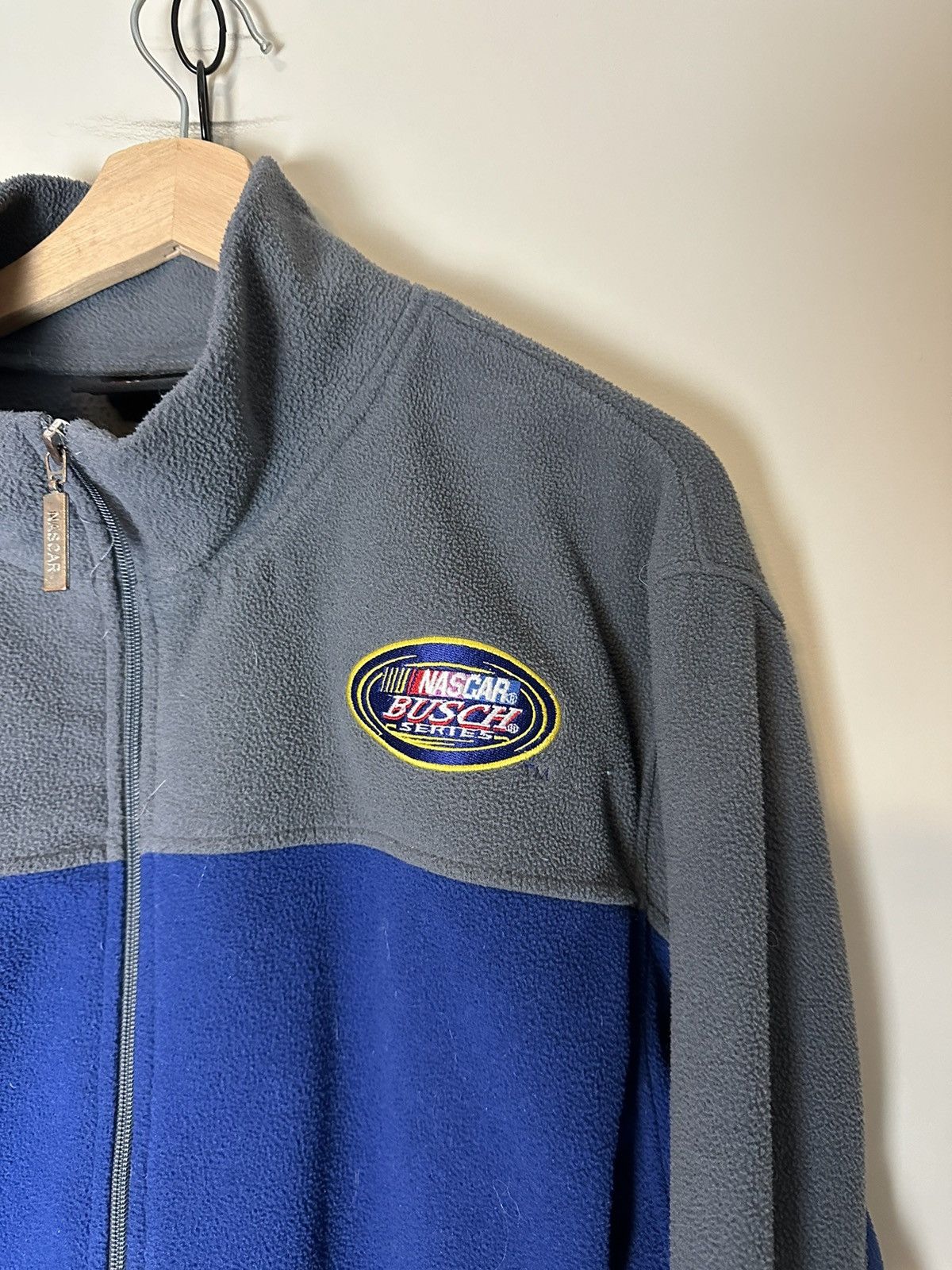 NASCAR × Vintage Vintage NASCAR Busch Series Zip-up Fleece Size XL Size US XL / EU 56 / 4 - 4 Thumbnail