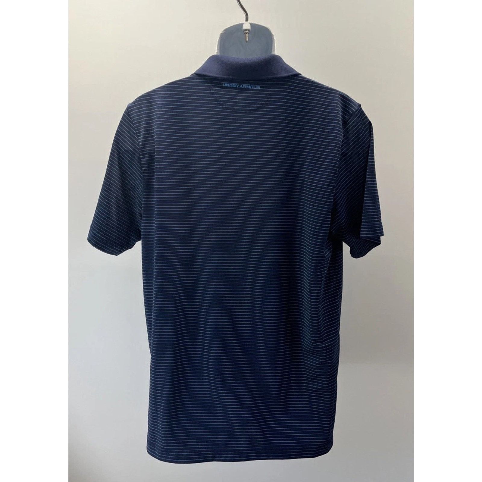 Under Armour Under Armour Men's UA Matchplay Stripe Polo Shirt Blue M Size US M / EU 48-50 / 2 - 4 Thumbnail